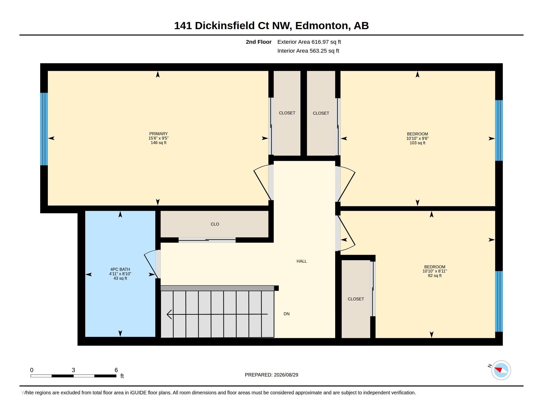 Floor plan - 141 Dickinsfield Court Nw, Edmonton, AB