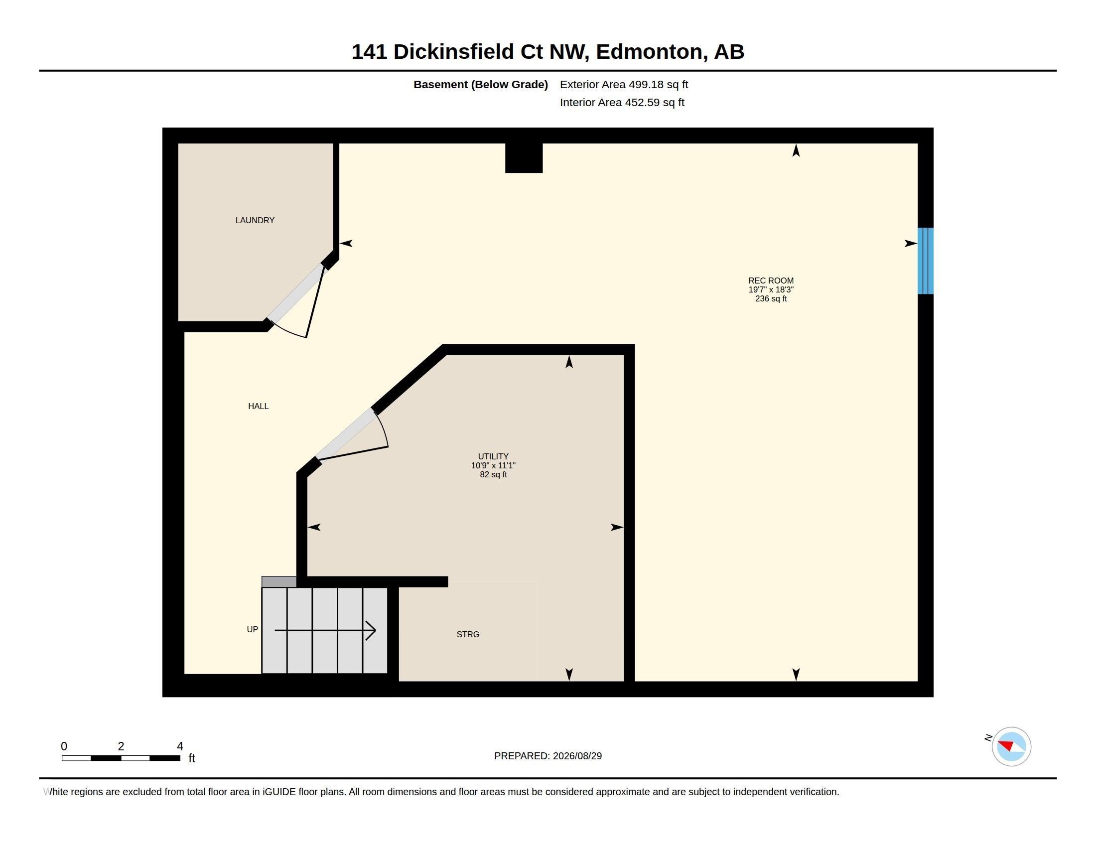 Floor plan - 141 Dickinsfield Court Nw, Edmonton, AB