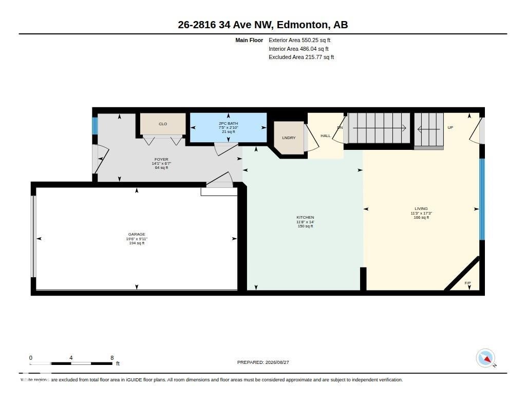 Floor plan - #26 2816 34 Av Nw, Edmonton, AB