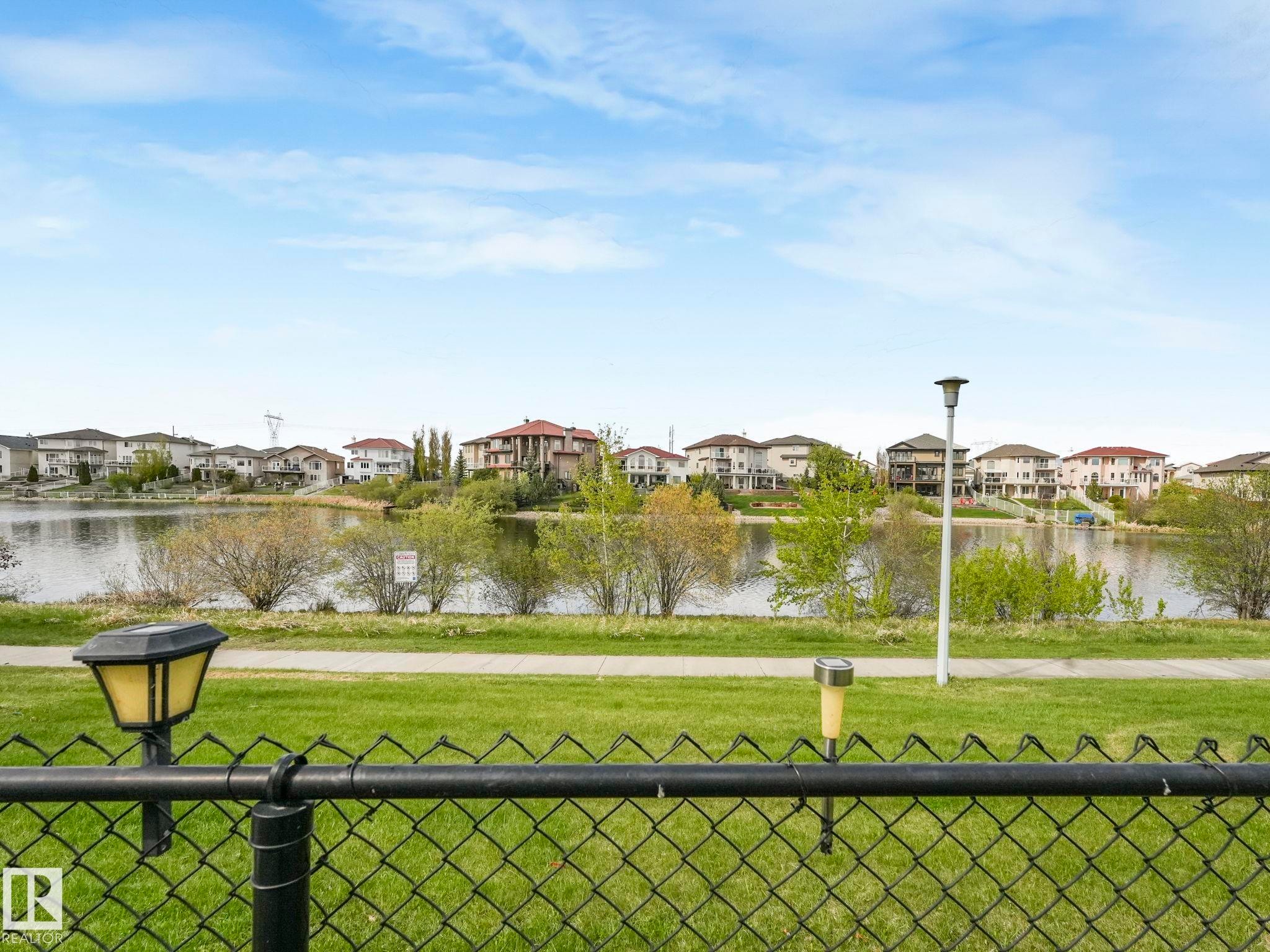 7504 161A Avenue Nw, Edmonton, AB - Outdoor With Body Of Water With View