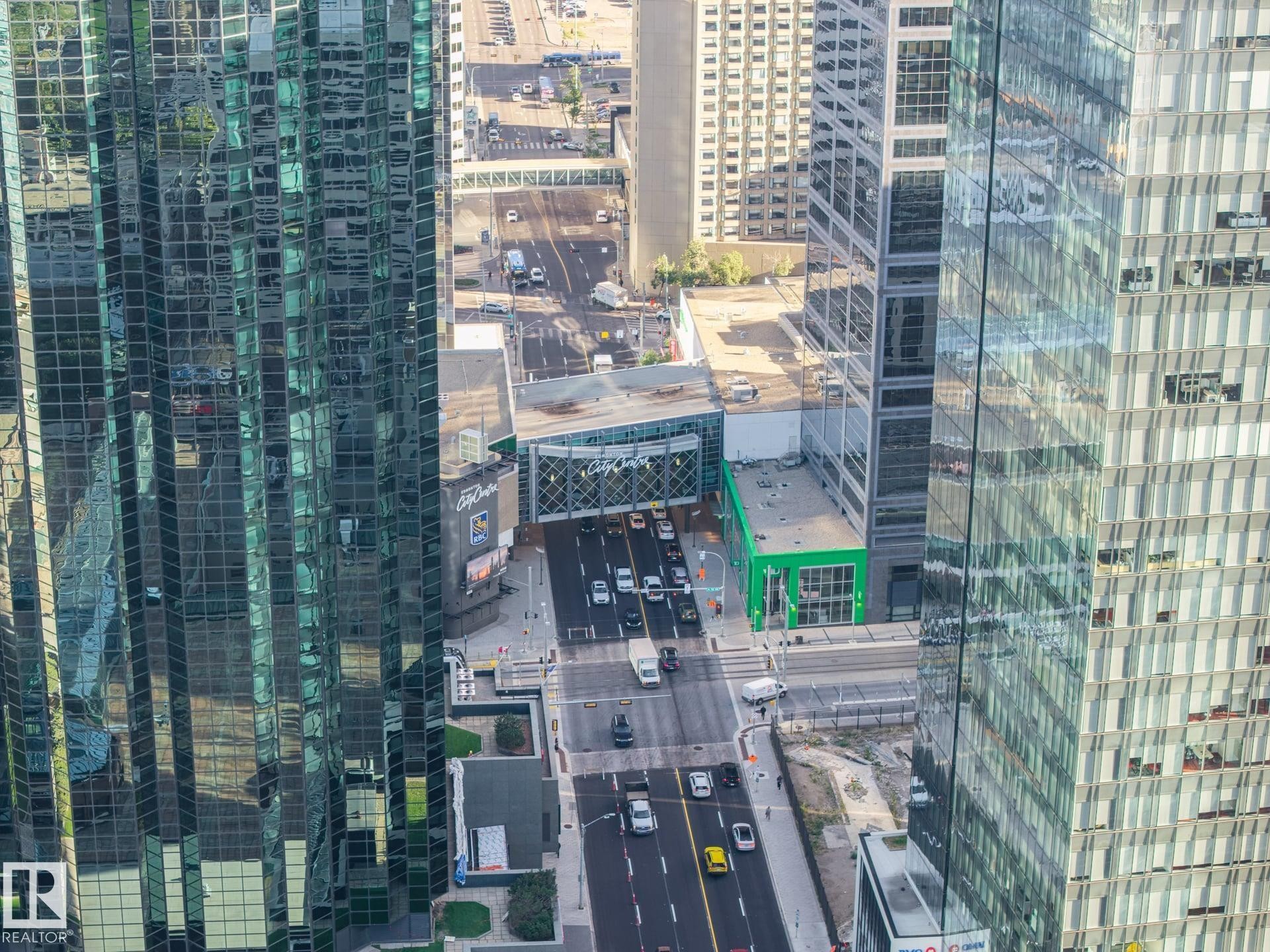 Modern high-rise with a glass facade - #1313 10024 Jasper Av Nw, Edmonton, AB