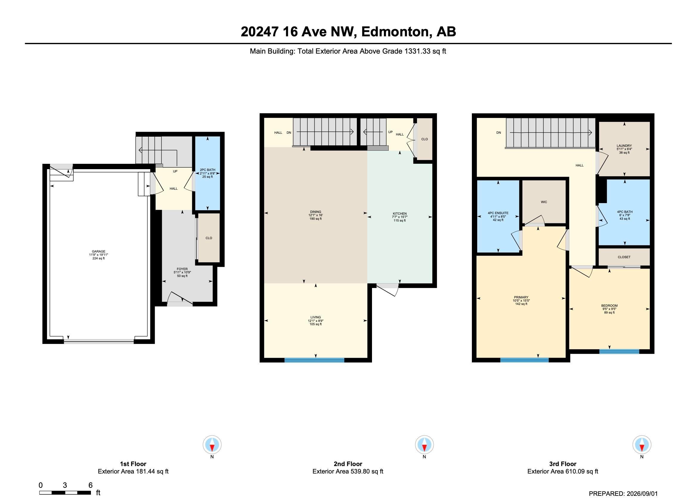 Floor plan - 20247 16 Avenue Nw, Edmonton, AB