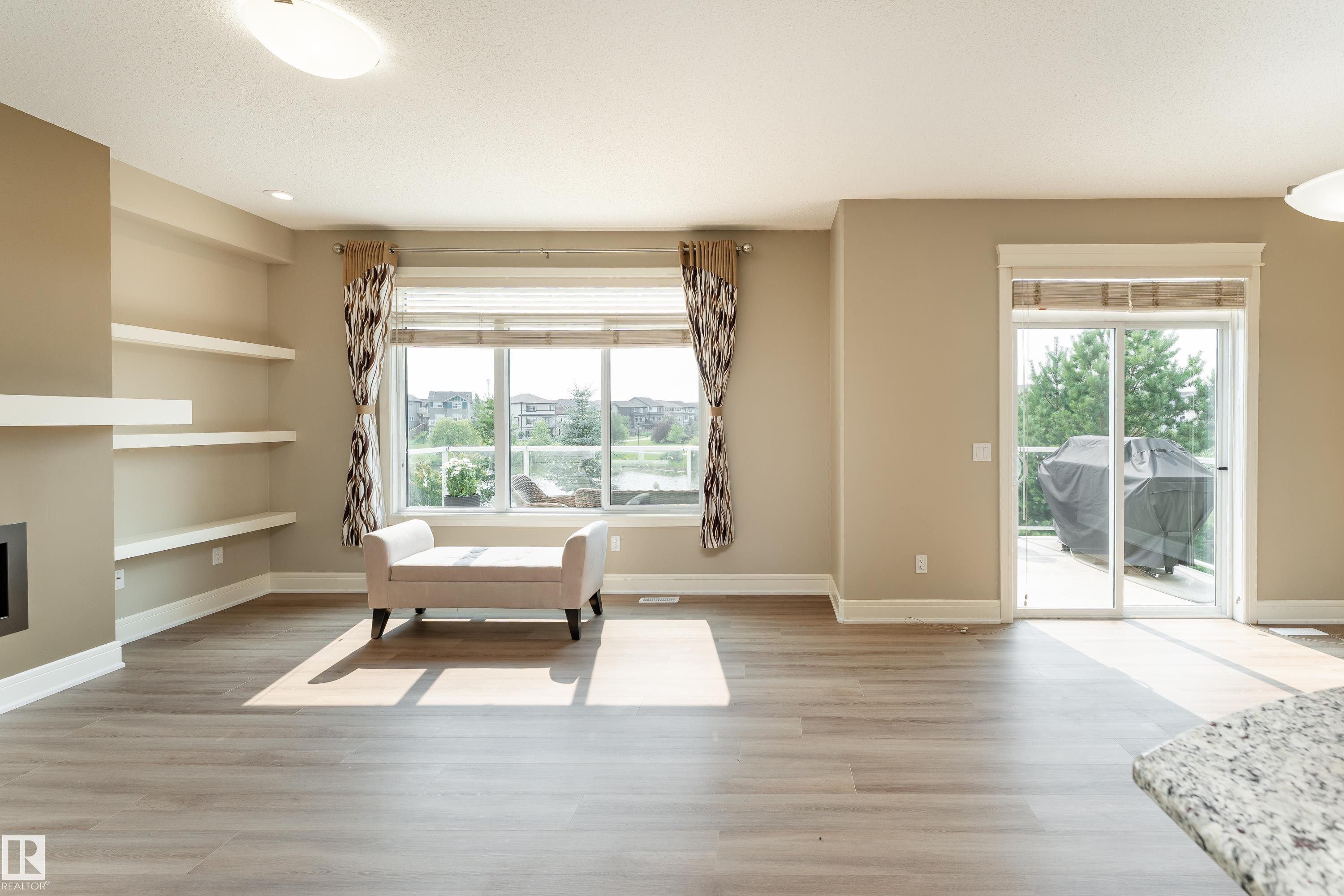 3301 Abbott Crescent Sw, Edmonton, AB - Indoor With Fireplace