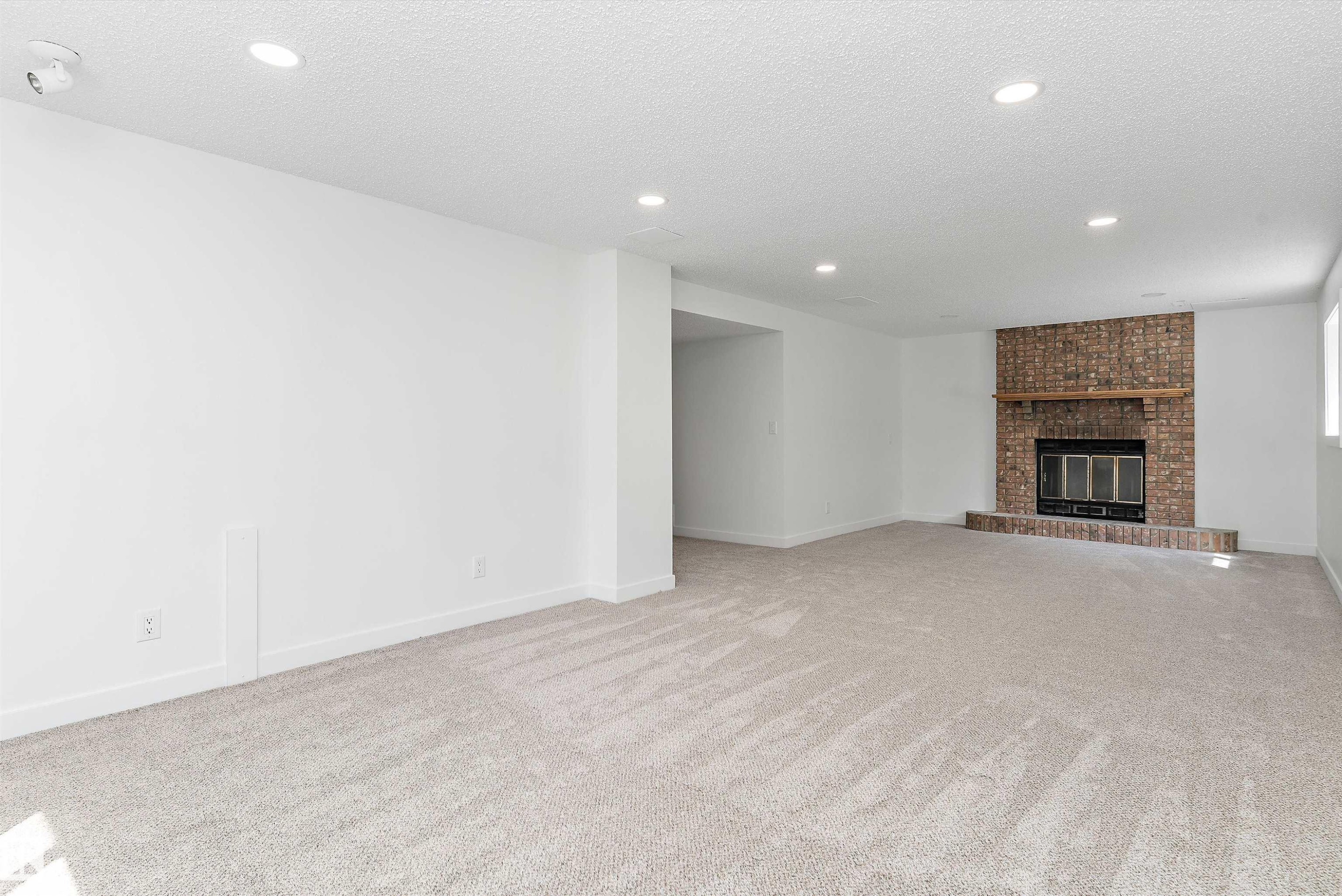 8311 184 Street Nw, Edmonton, AB - Indoor Photo Showing Other Room With Fireplace