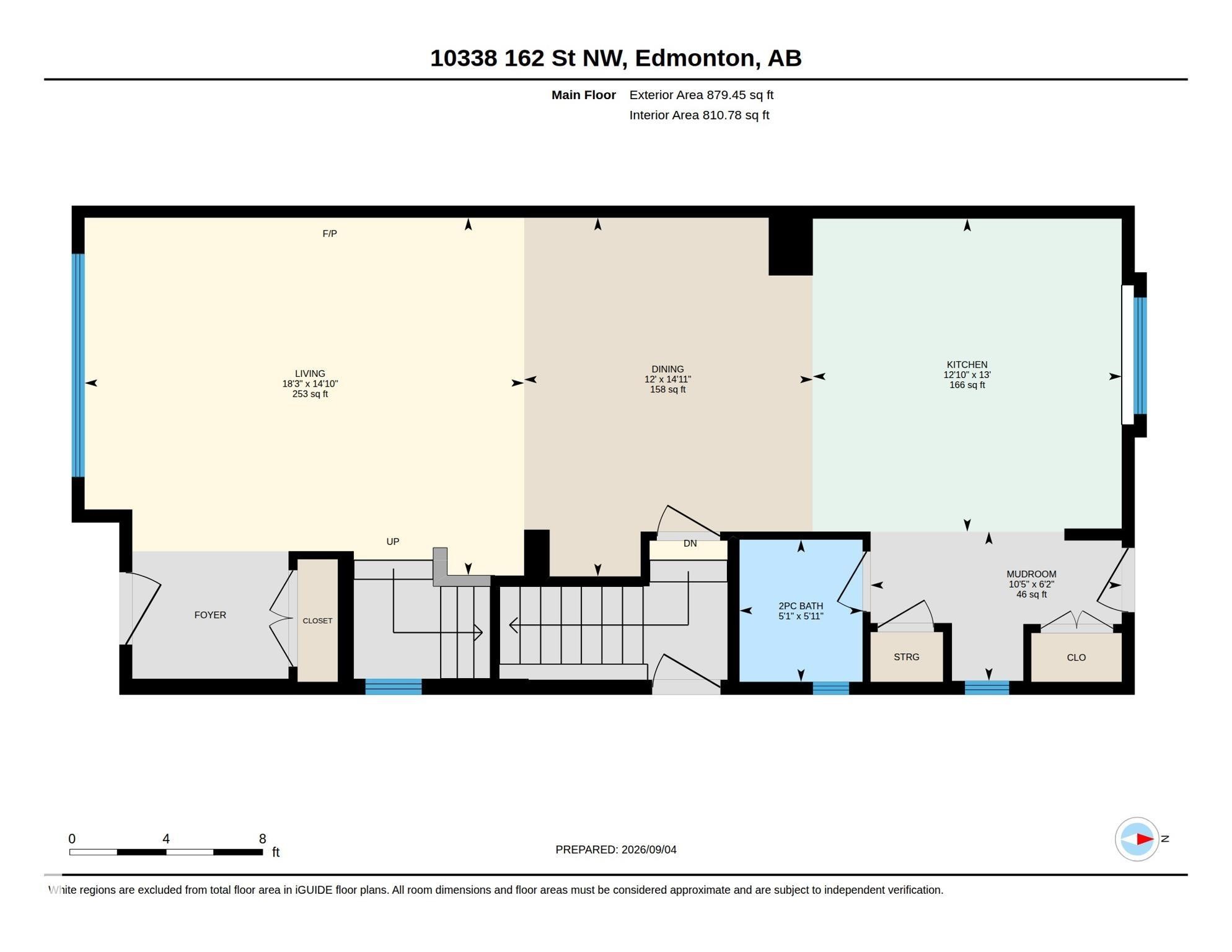 Floor plan - 10338 162St Nw, Edmonton, AB