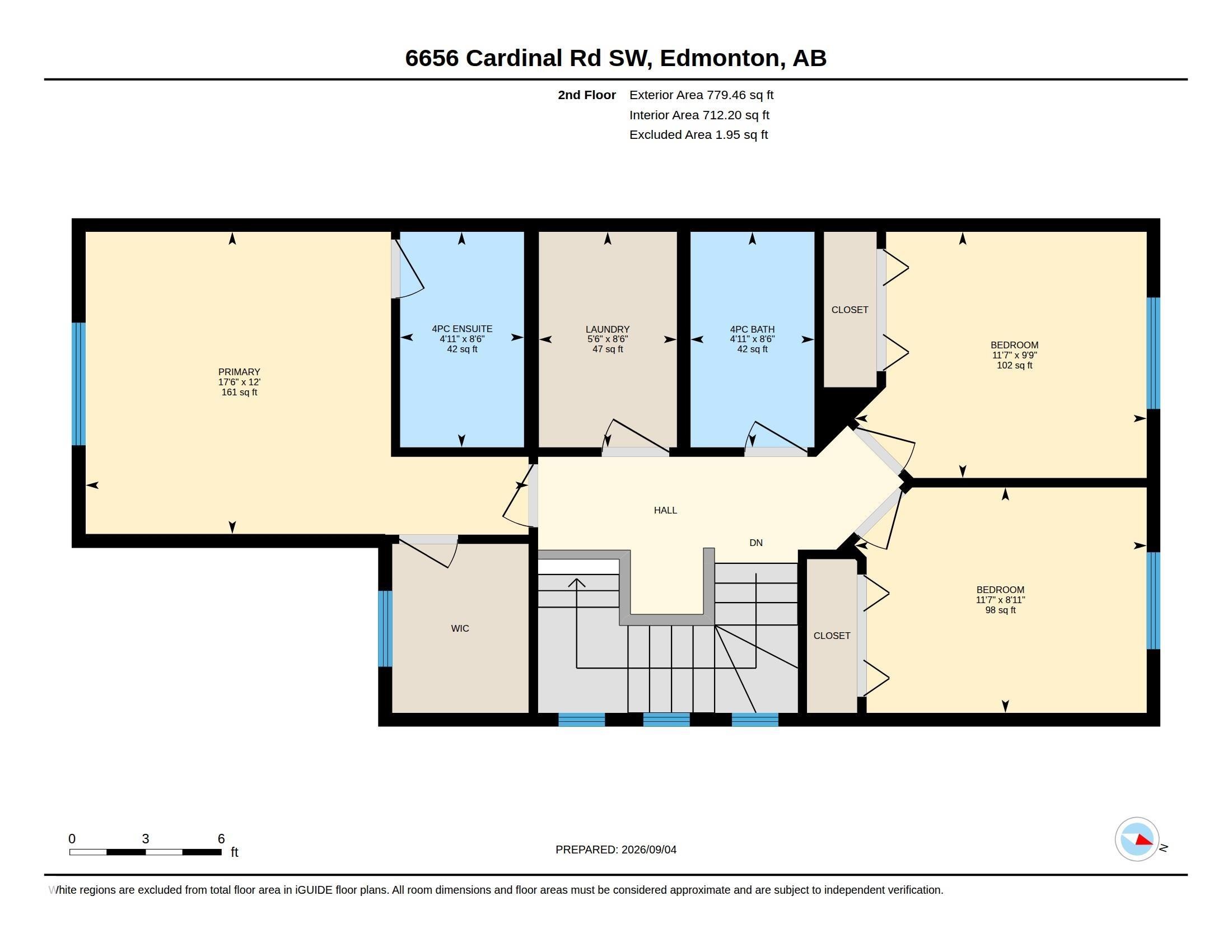 Floor plan - 6656 Cardinal Rd Sw, Edmonton, AB