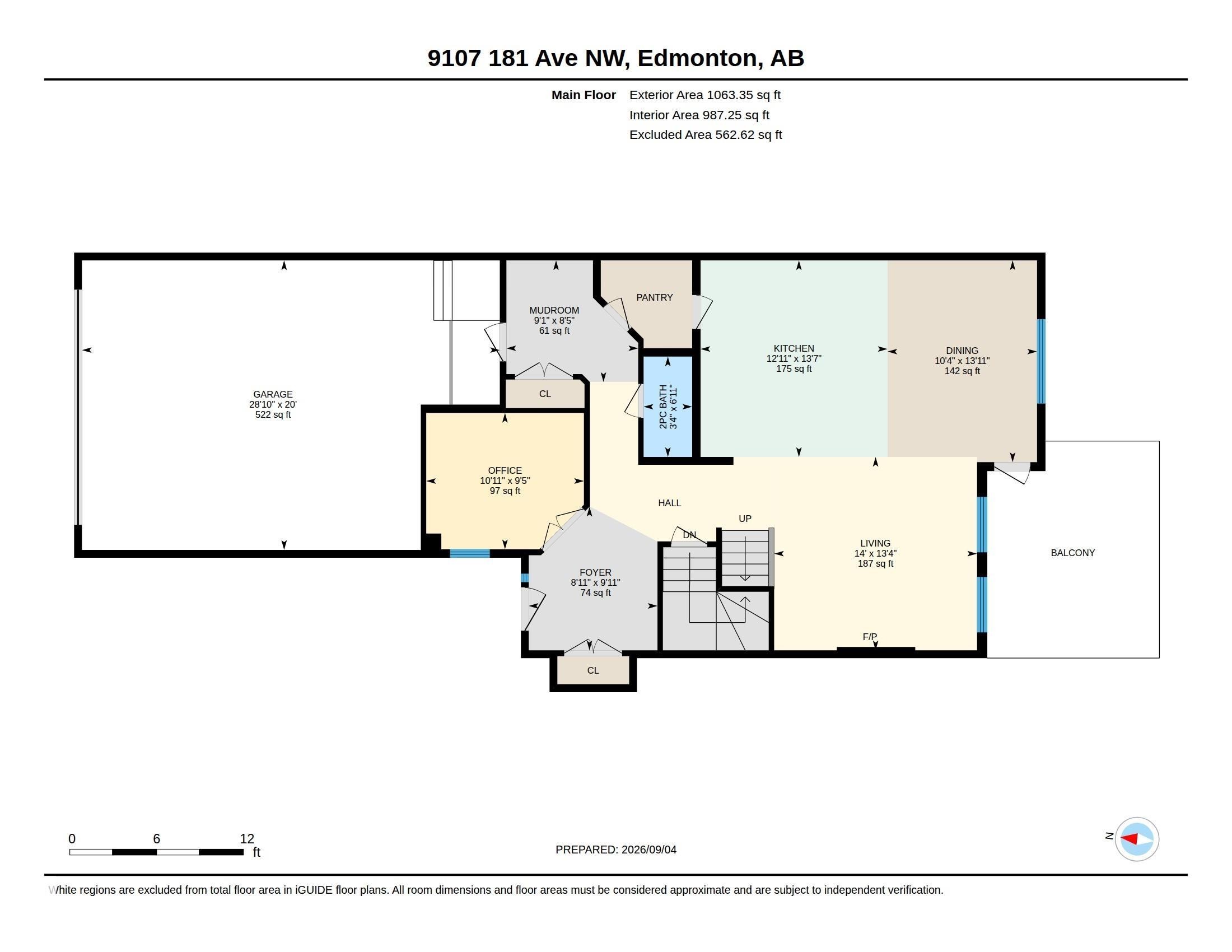 Floor plan - 9107 181 Avenue Nw, Edmonton, AB