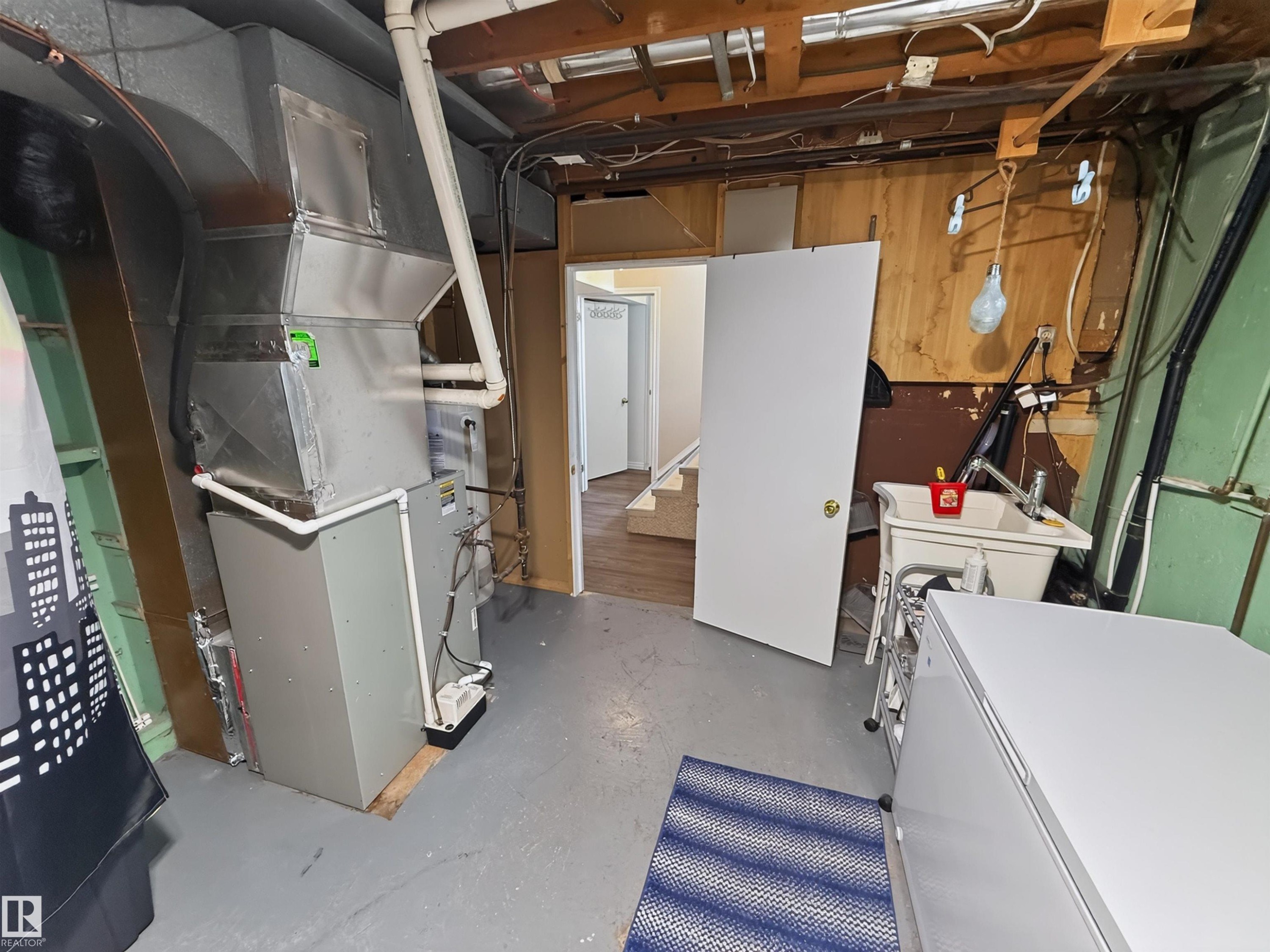 16046 95 Avenue Nw, Edmonton, AB - Indoor Photo Showing Basement