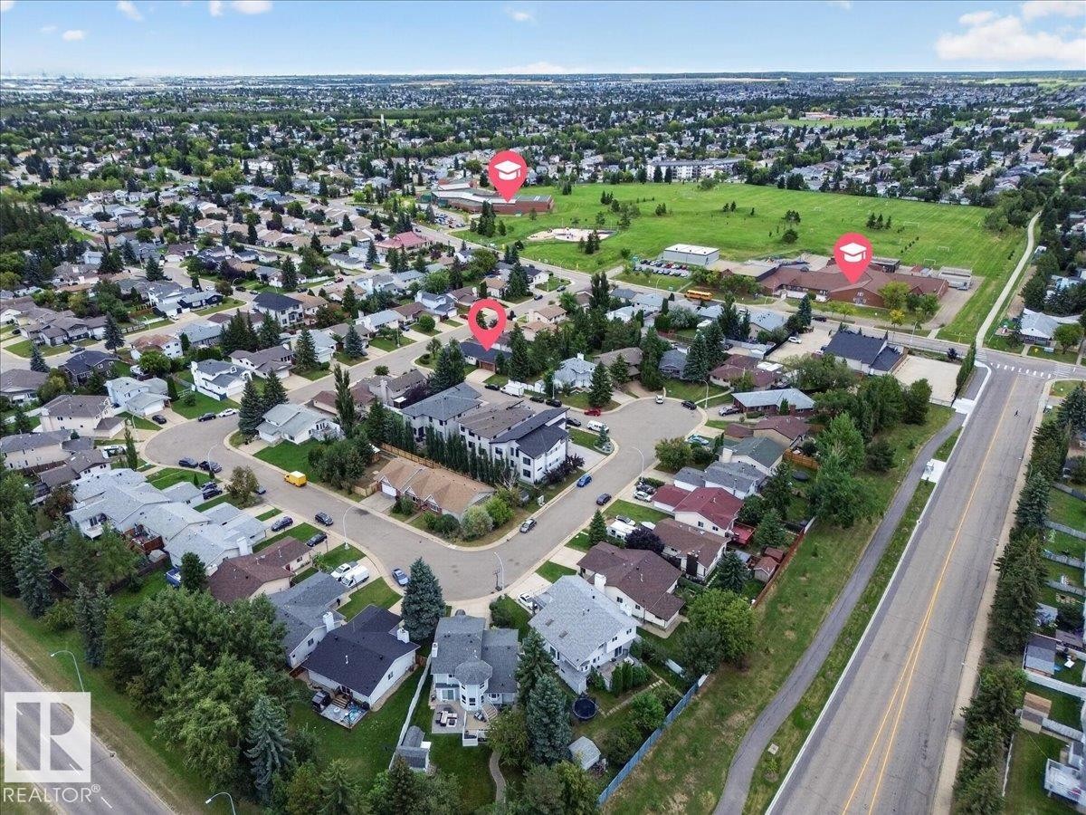 Residential neighborhood with mature trees, established streets, and surrounding green spaces - 2907 49 Street Nw, Edmonton, AB