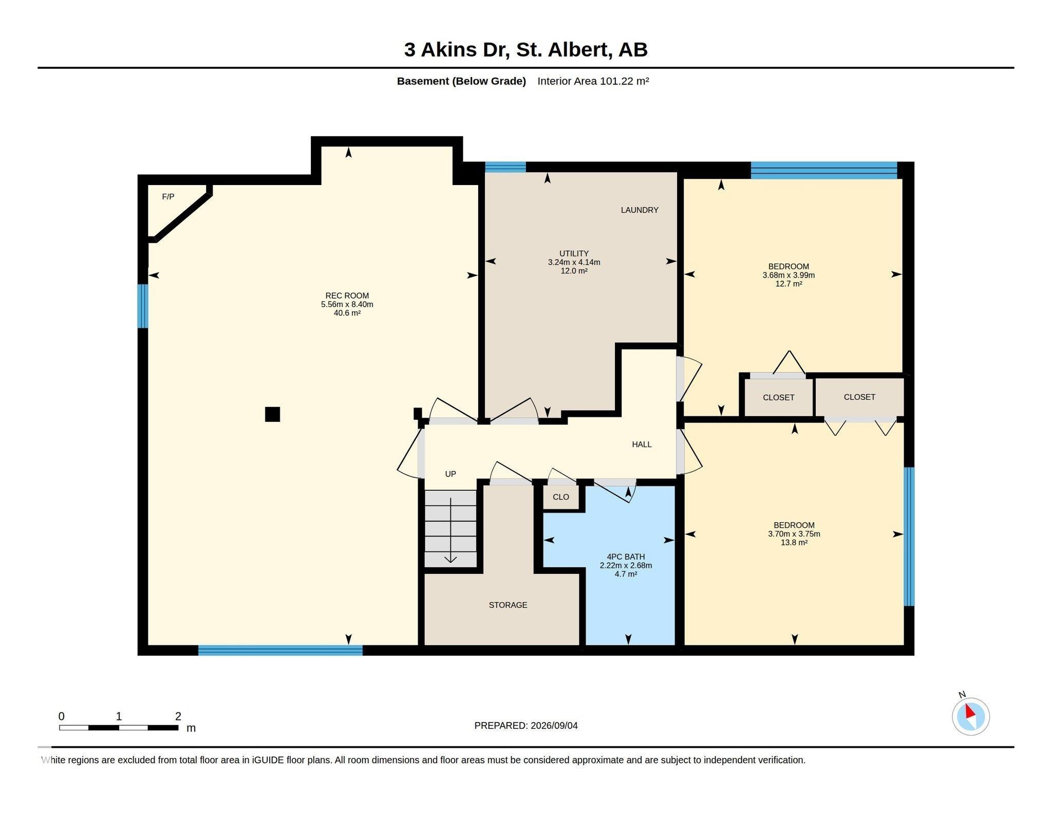 Floor plan - 3 Akins Drive, St. Albert, AB