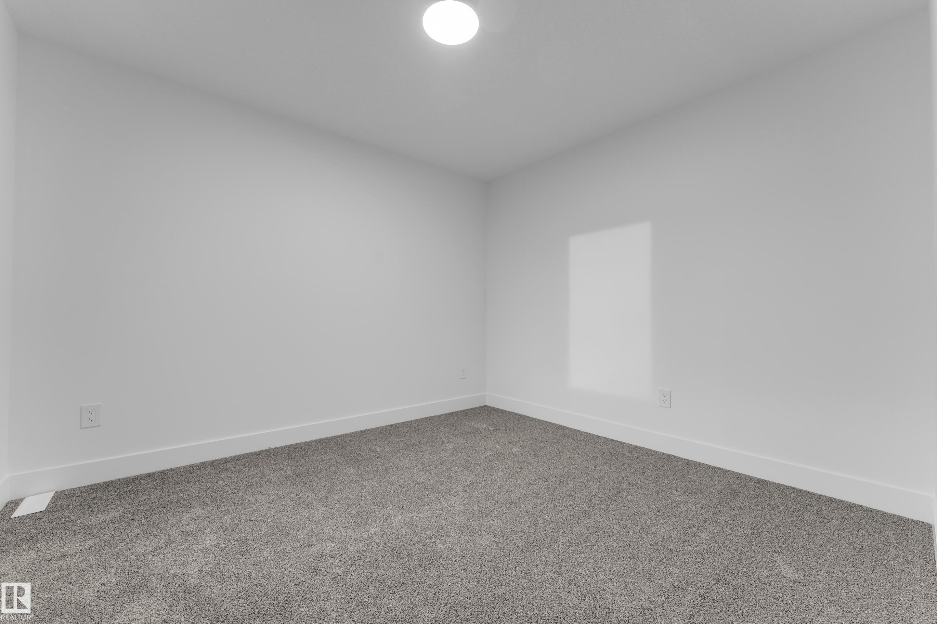 Recessed ceiling light fixture and gray carpeting - 236 Linden Loop, Leduc, AB