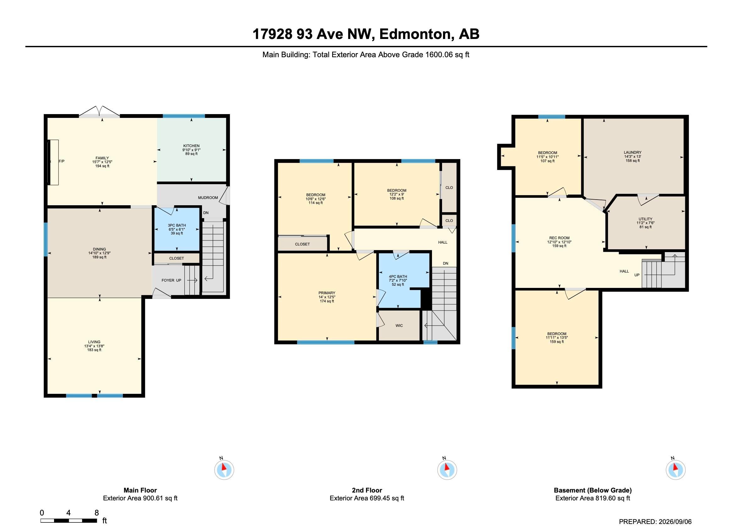 Floor plan - 17928 93 Ave Nw, Edmonton, AB