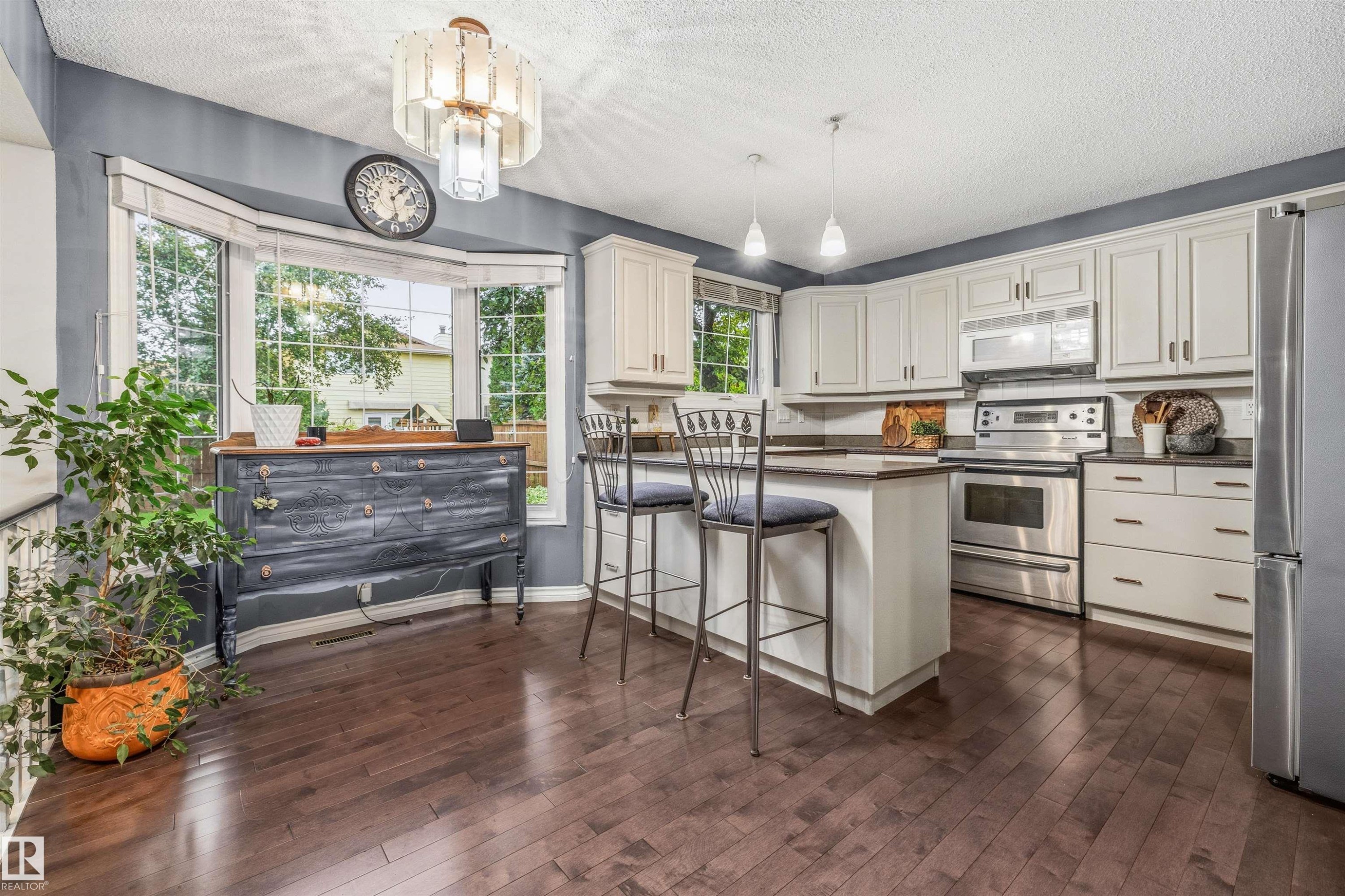 15915 112 Street Nw, Edmonton, AB - Indoor Photo Showing Kitchen With Stainless Steel Kitchen