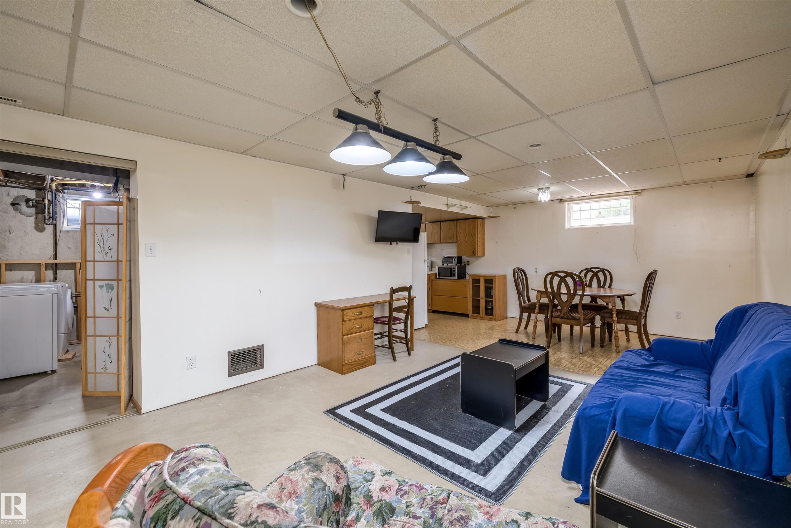 13207 77 Street Nw, Edmonton, AB - Indoor Photo Showing Basement