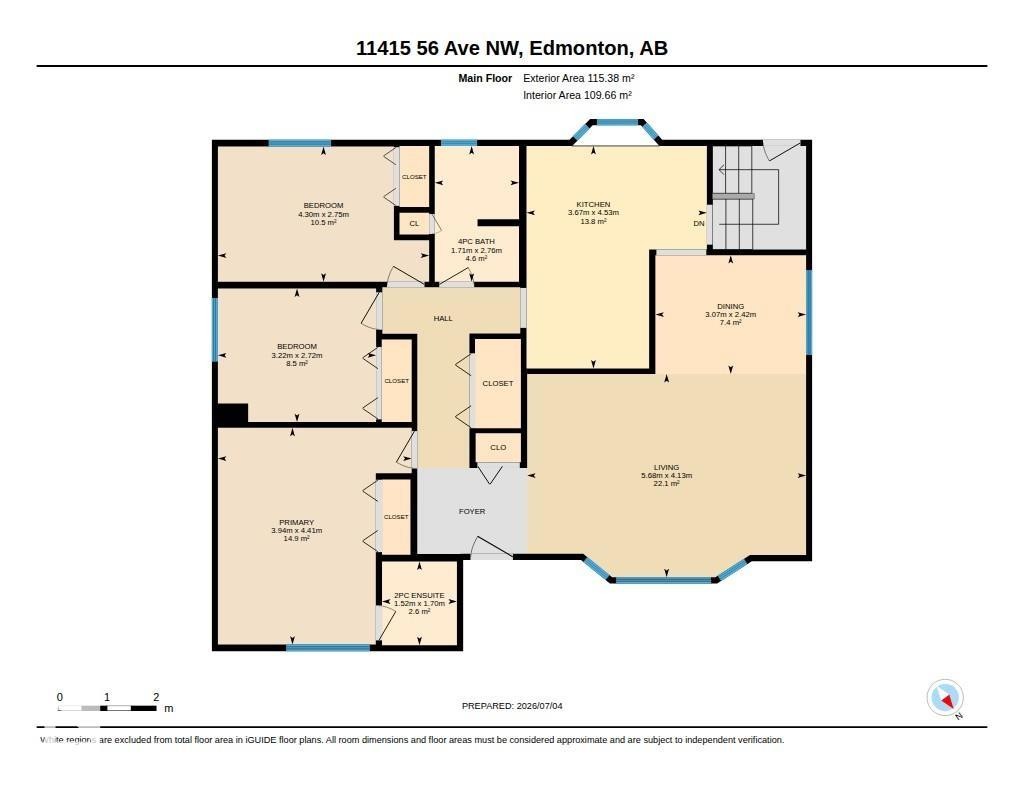 Floor plan - 11415 56 Avenue Nw, Edmonton, AB