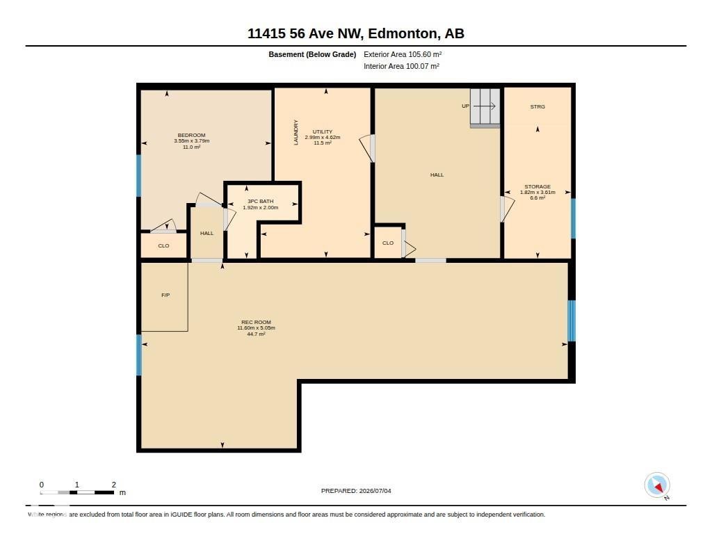 Floor plan - 11415 56 Avenue Nw, Edmonton, AB
