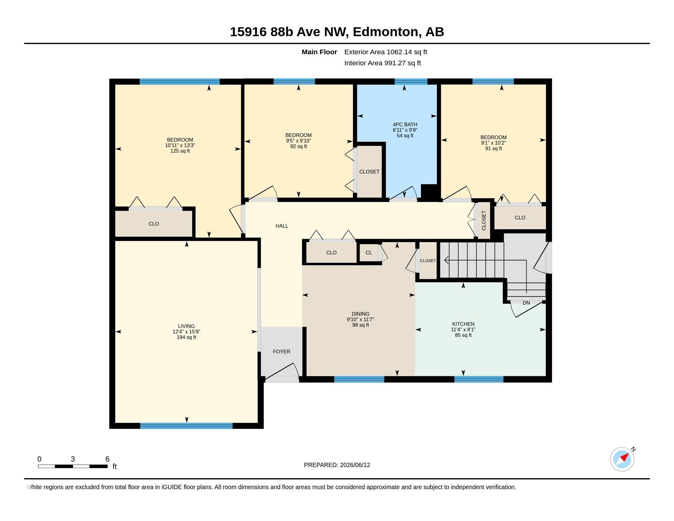 Floor plan - 15916 88B Avenue Nw, Edmonton, AB