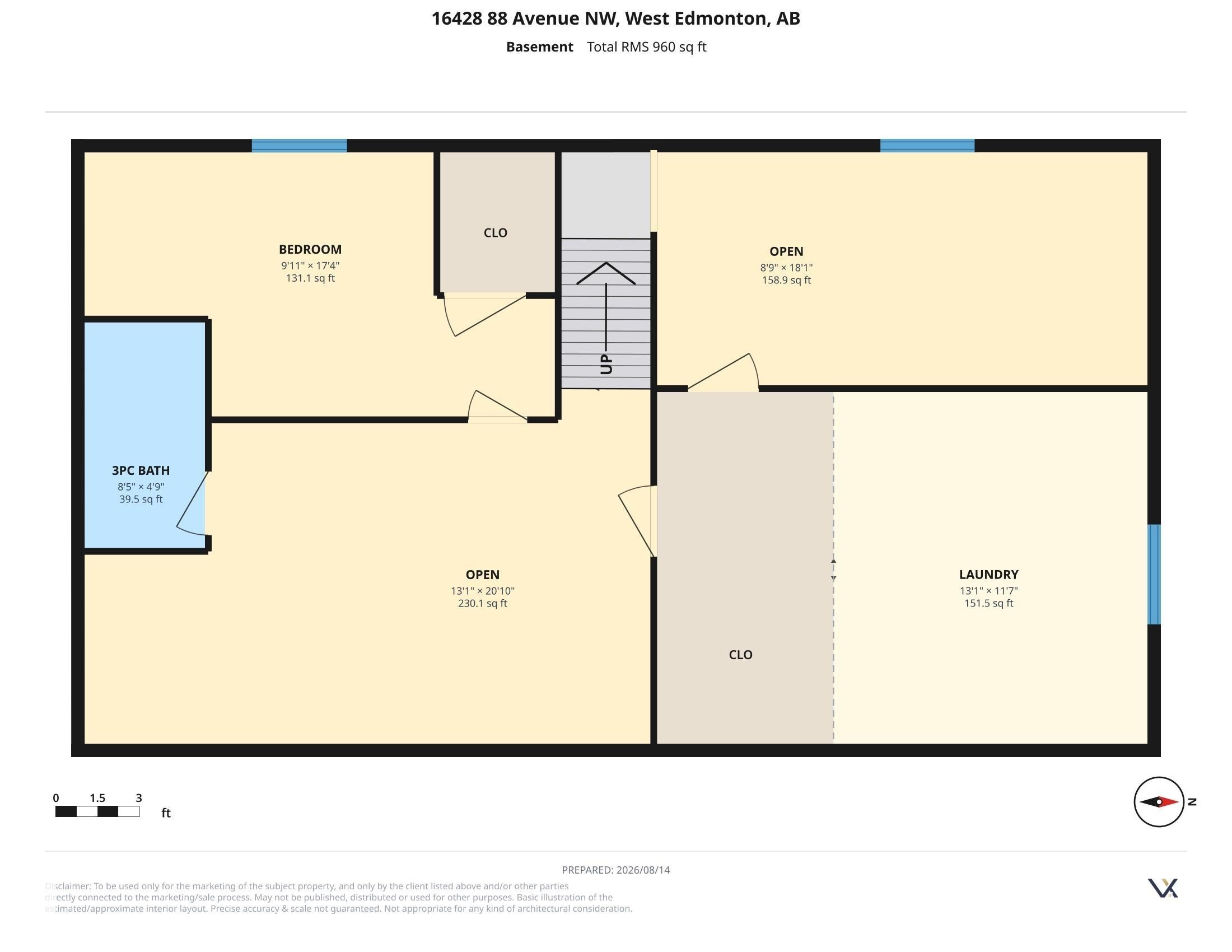 Floor plan - 16428 88 Avenue Nw, Edmonton, AB
