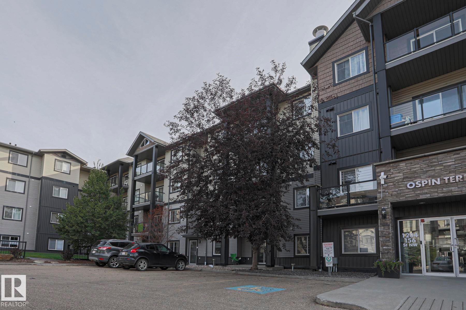 Multi-story apartment building with stone veneer accents - #108 1204 156 St Nw, Edmonton, AB