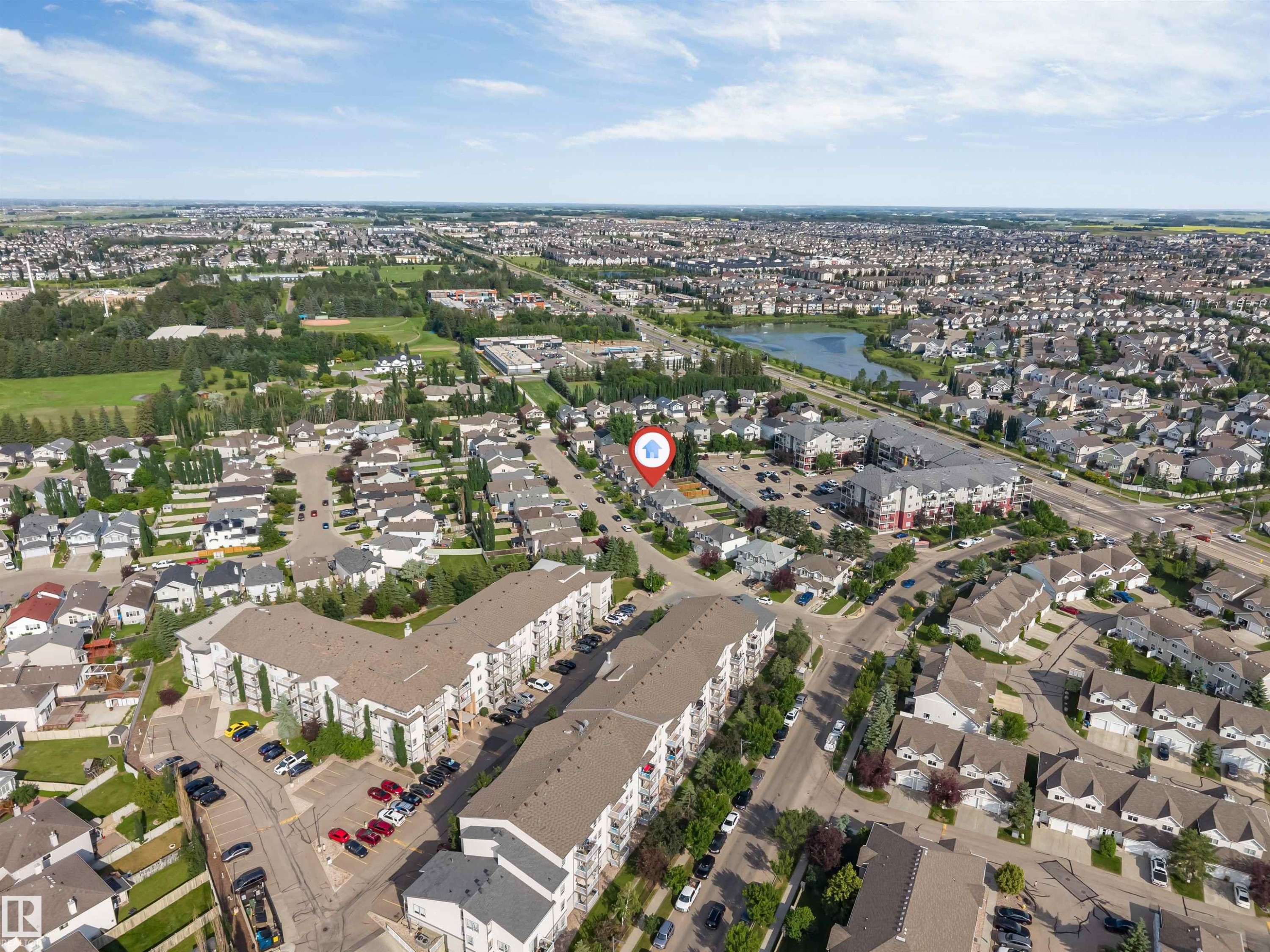 7743 8 Avenue Sw, Edmonton, AB - Outdoor With View