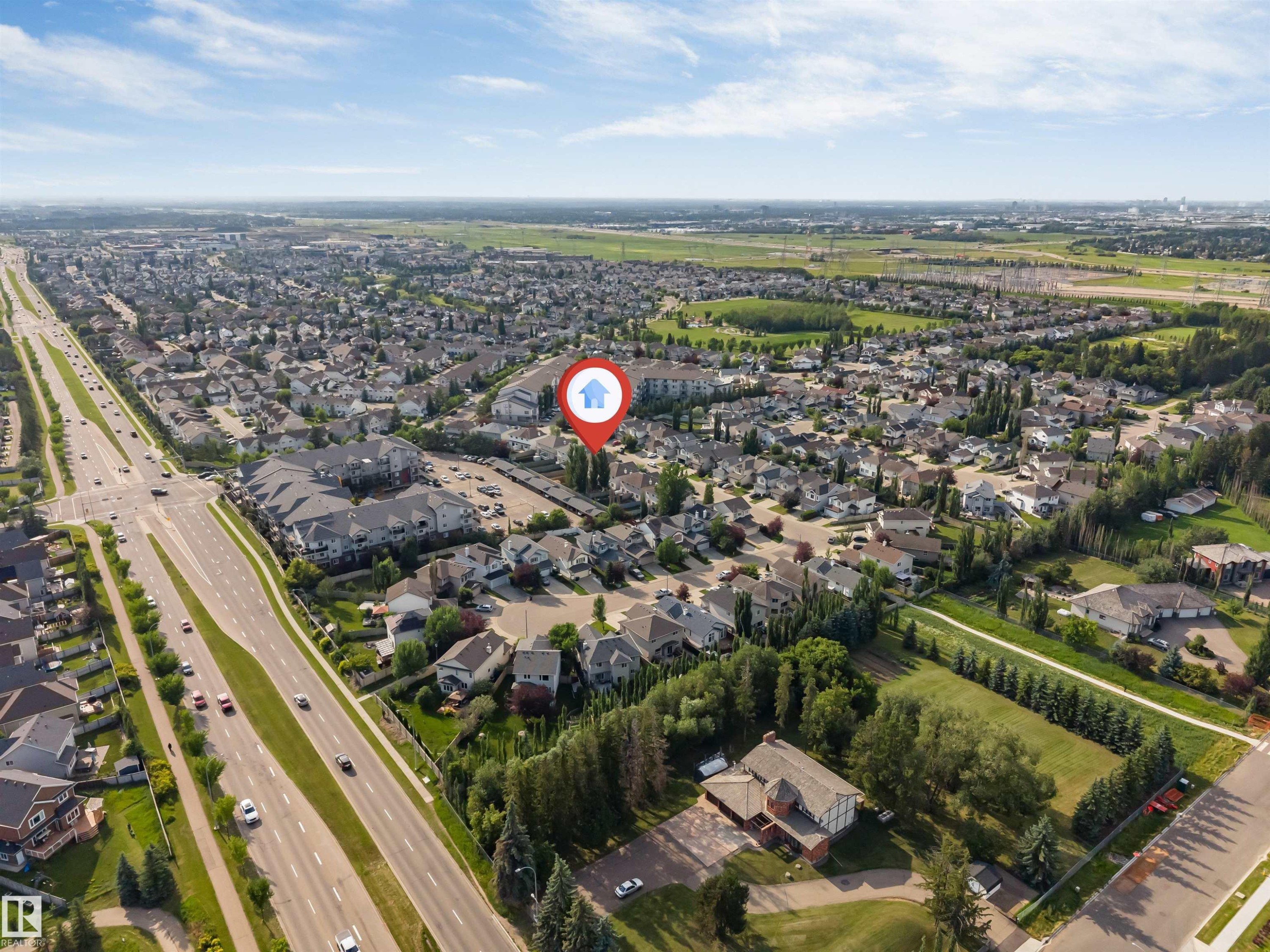7743 8 Avenue Sw, Edmonton, AB - Outdoor With View