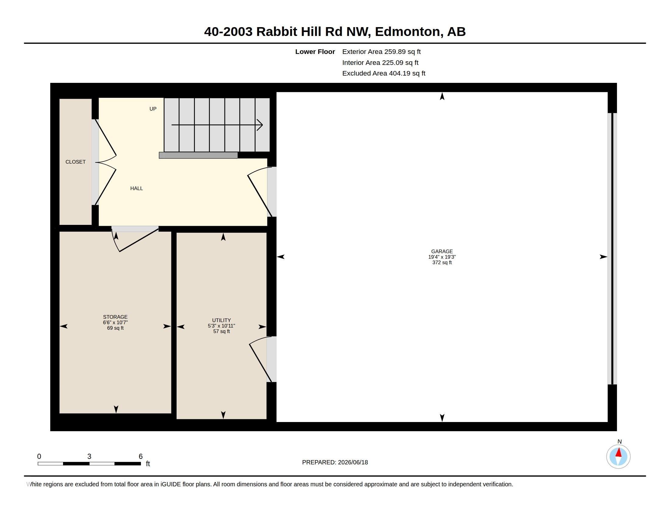 Floor plan - #40 2003 Rabbit Hill Rd Nw, Edmonton, AB