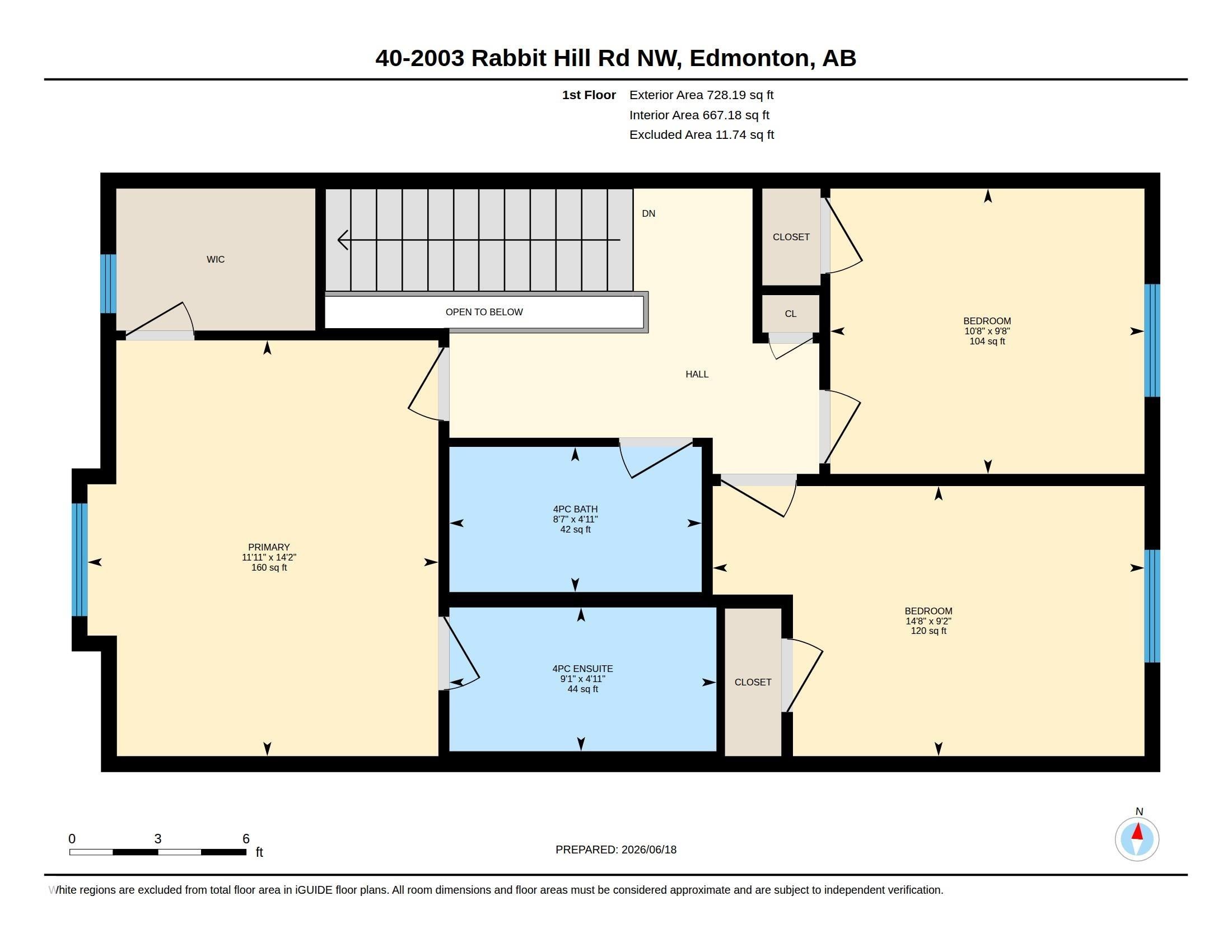 Floor plan - #40 2003 Rabbit Hill Rd Nw, Edmonton, AB
