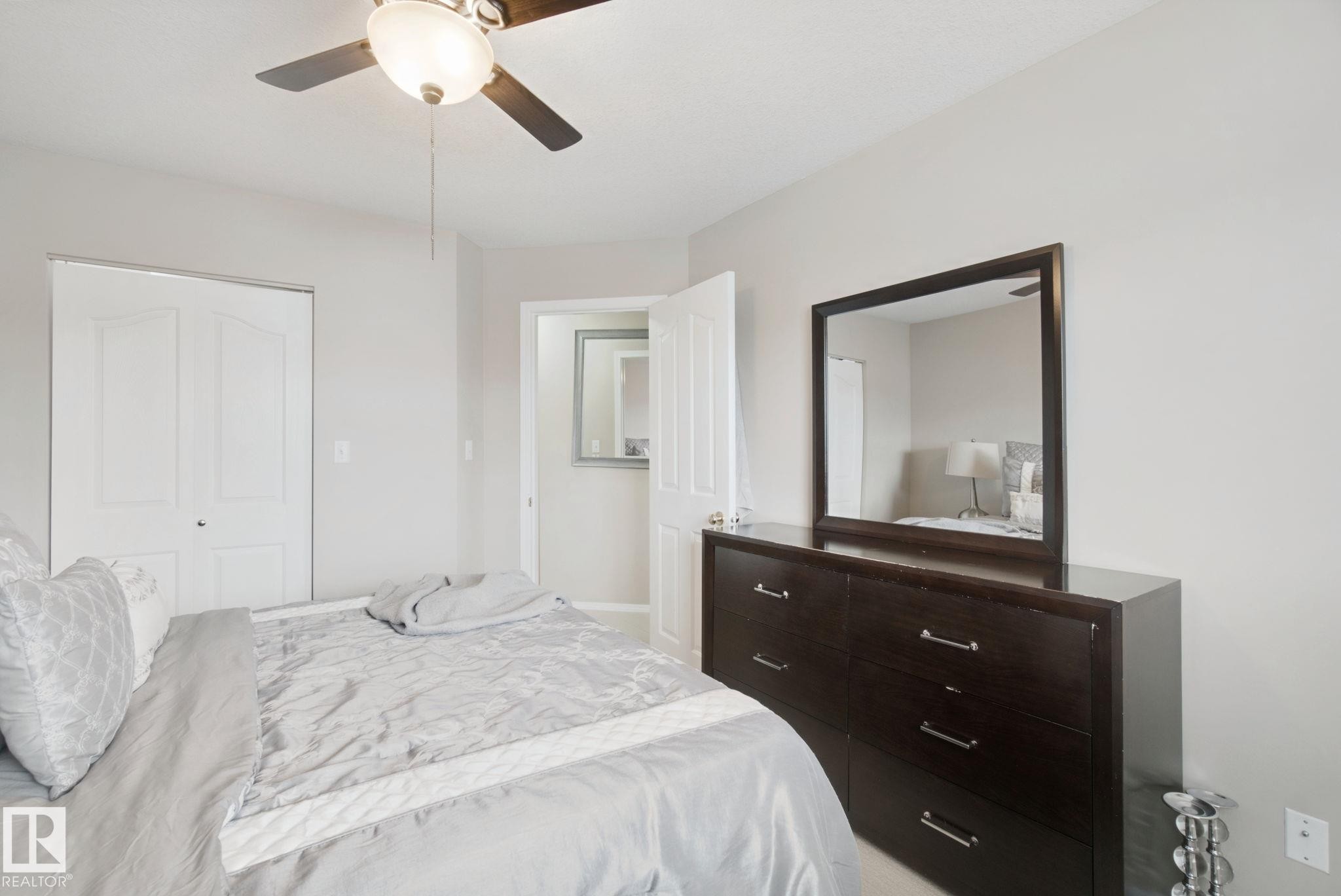 Ceiling fan with integrated lighting - 13912 156 Avenue Nw, Edmonton, AB