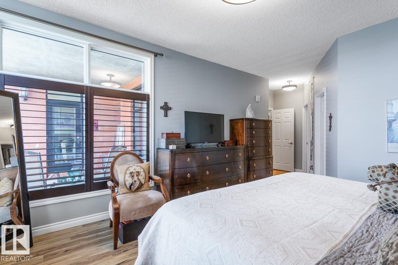 #1103 9020 Jasper Av Nw, Edmonton, AB - Indoor Photo Showing Bedroom