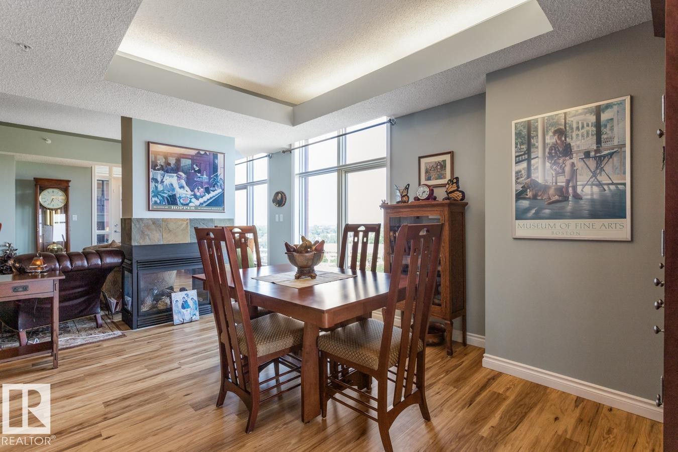 #1103 9020 Jasper Av Nw, Edmonton, AB - Indoor Photo Showing Dining Room