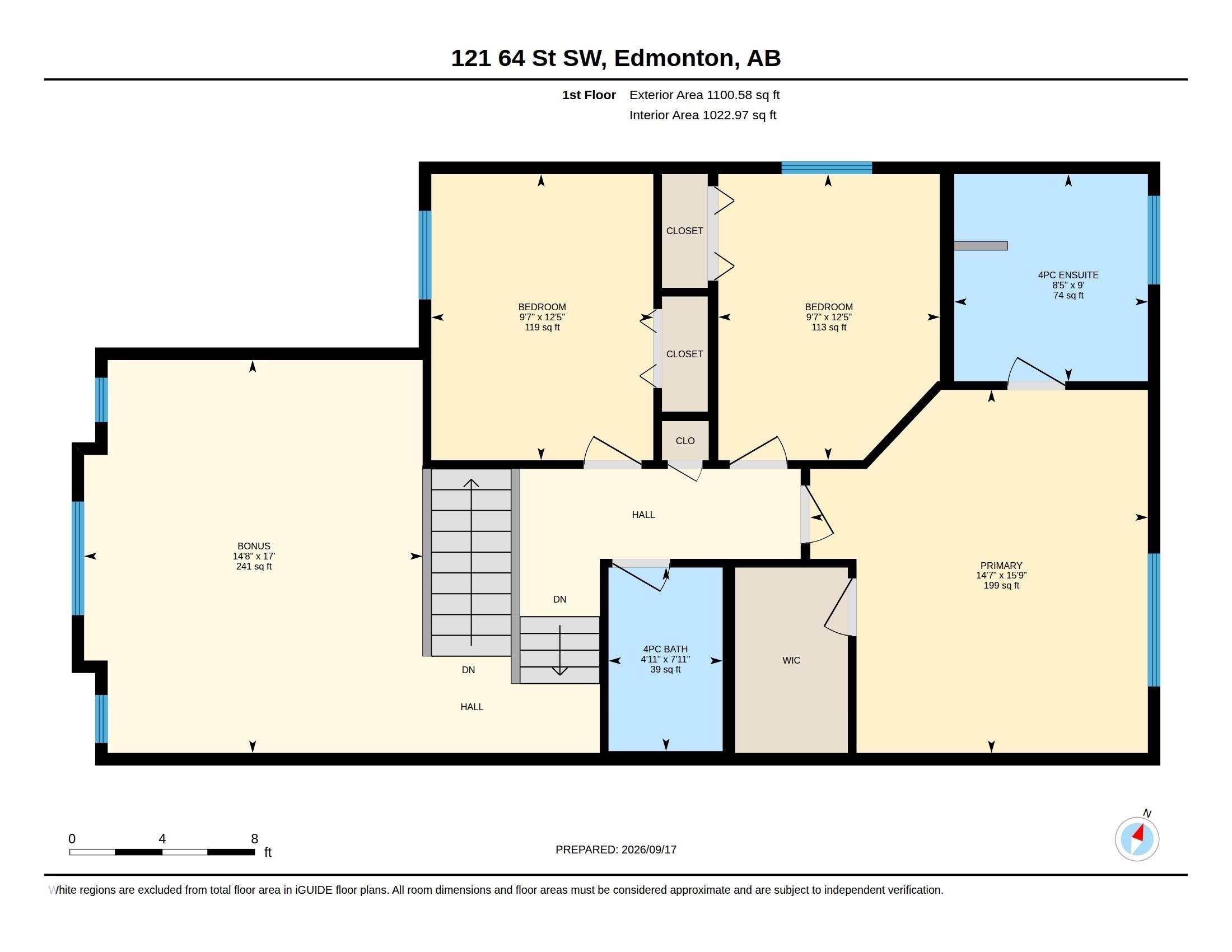 Floor plan - 121 64 Street Sw, Edmonton, AB