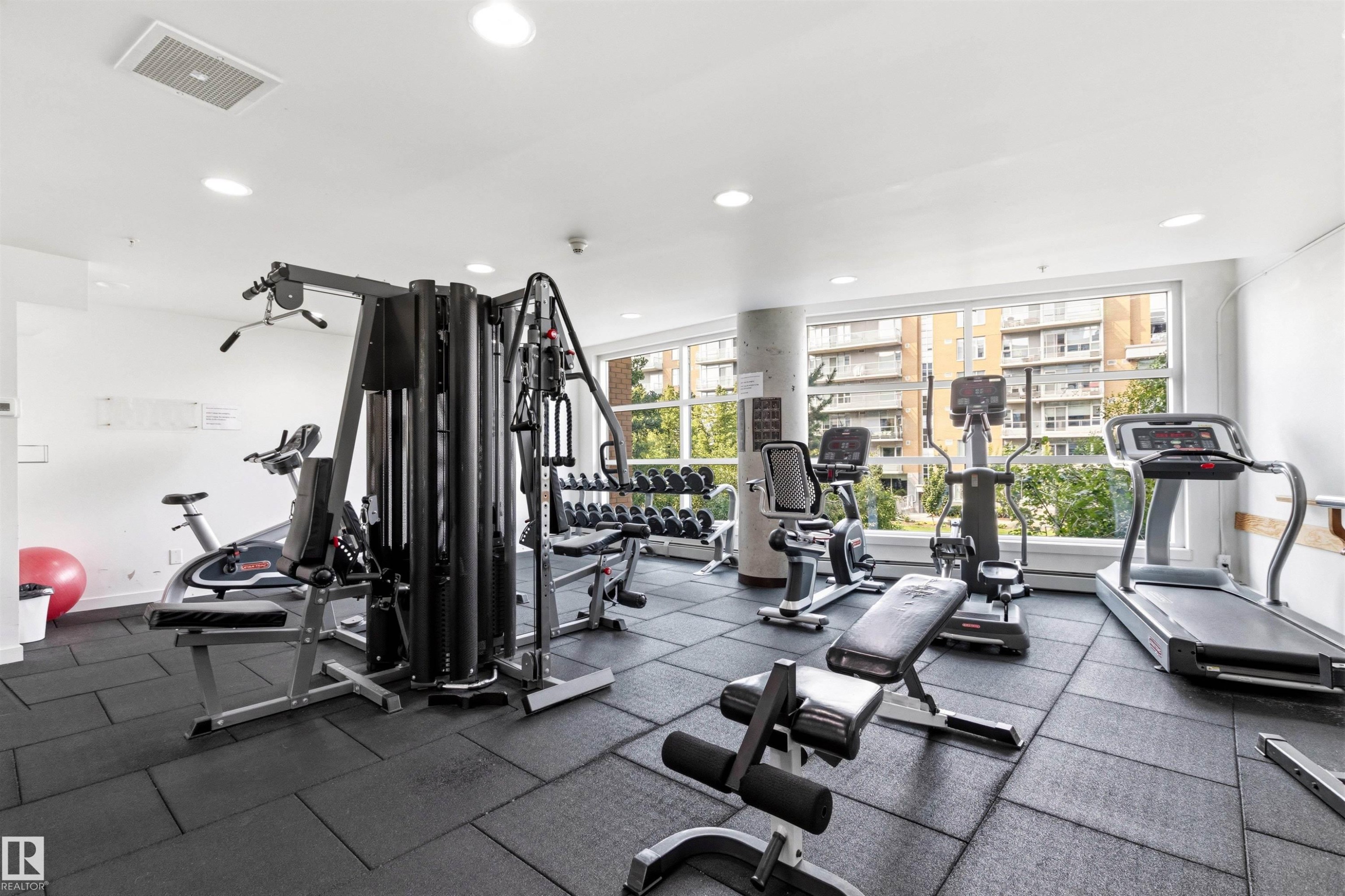 #406 2504 109 St Nw, Edmonton, AB - Indoor Photo Showing Gym Room