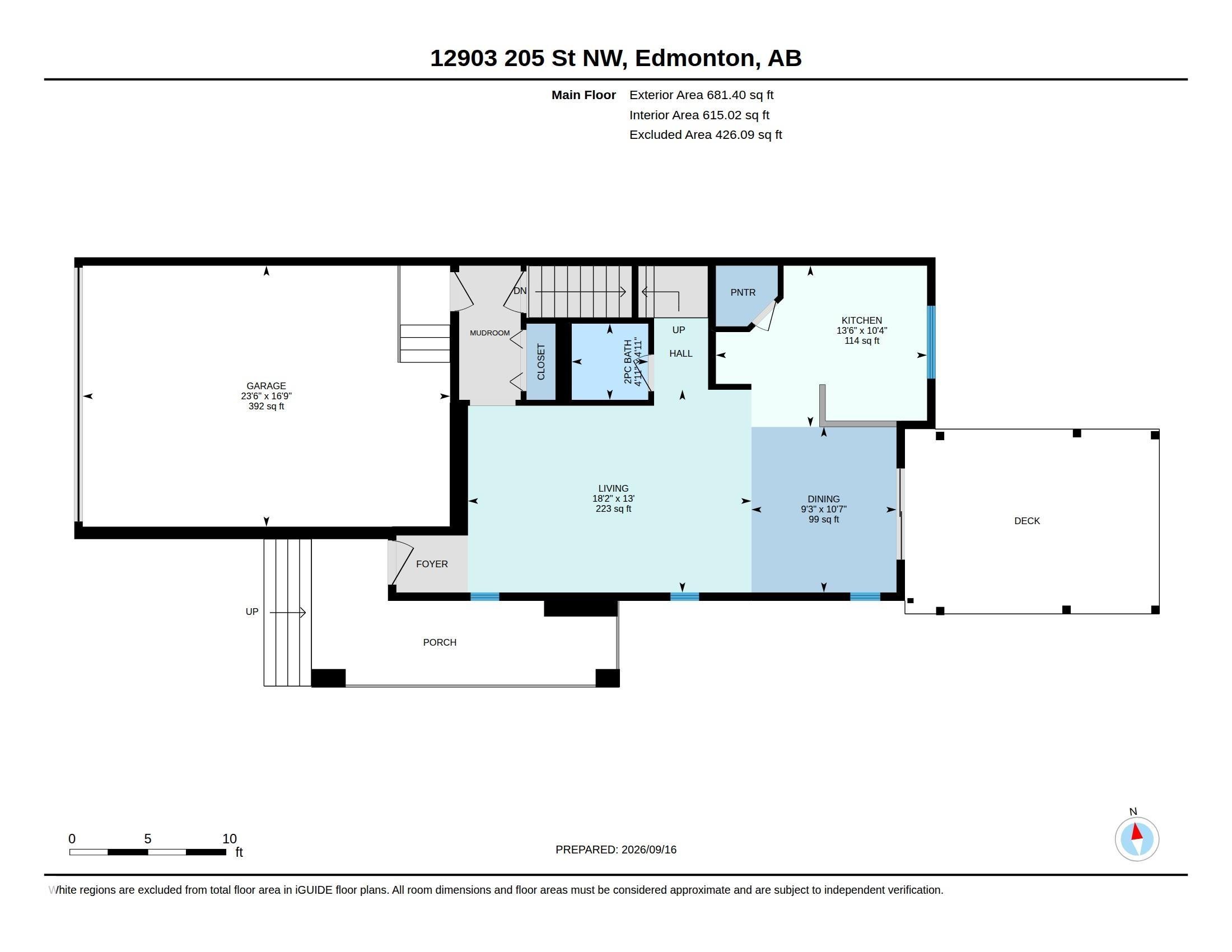 Floor plan - 12903 205 Street Nw, Edmonton, AB