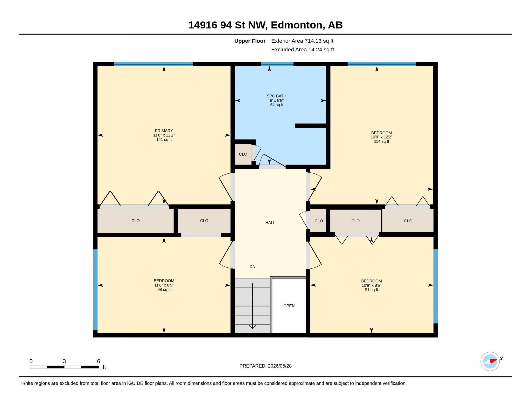 Floor plan - 14916 94 Street Nw, Edmonton, AB