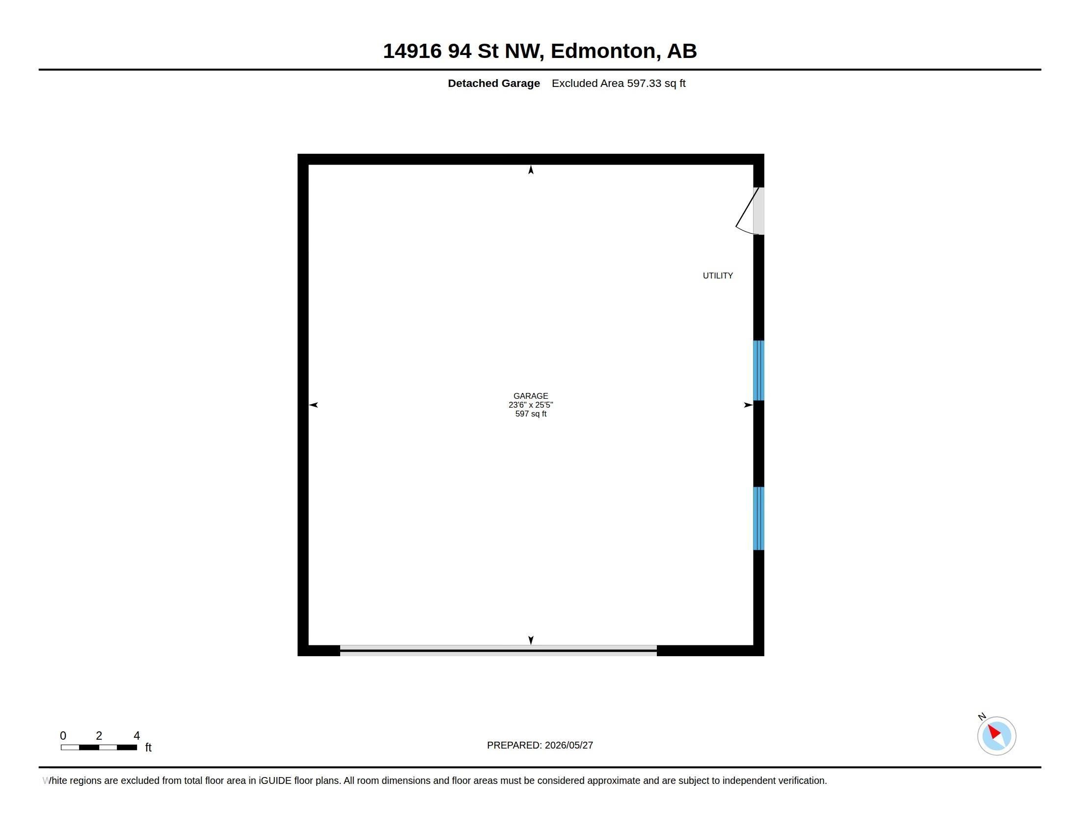 Floor plan - 14916 94 Street Nw, Edmonton, AB