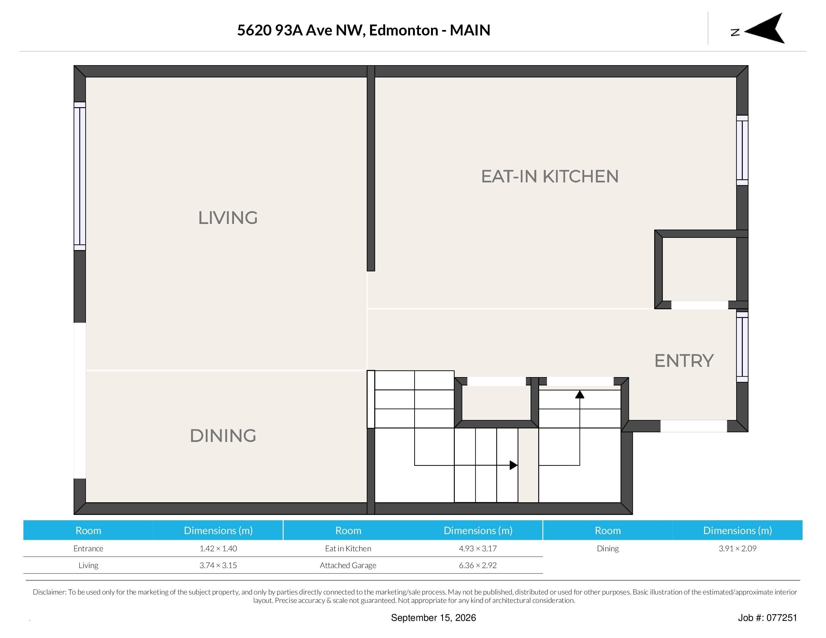 Floor plan - 5620 93A Avenue Nw, Edmonton, AB