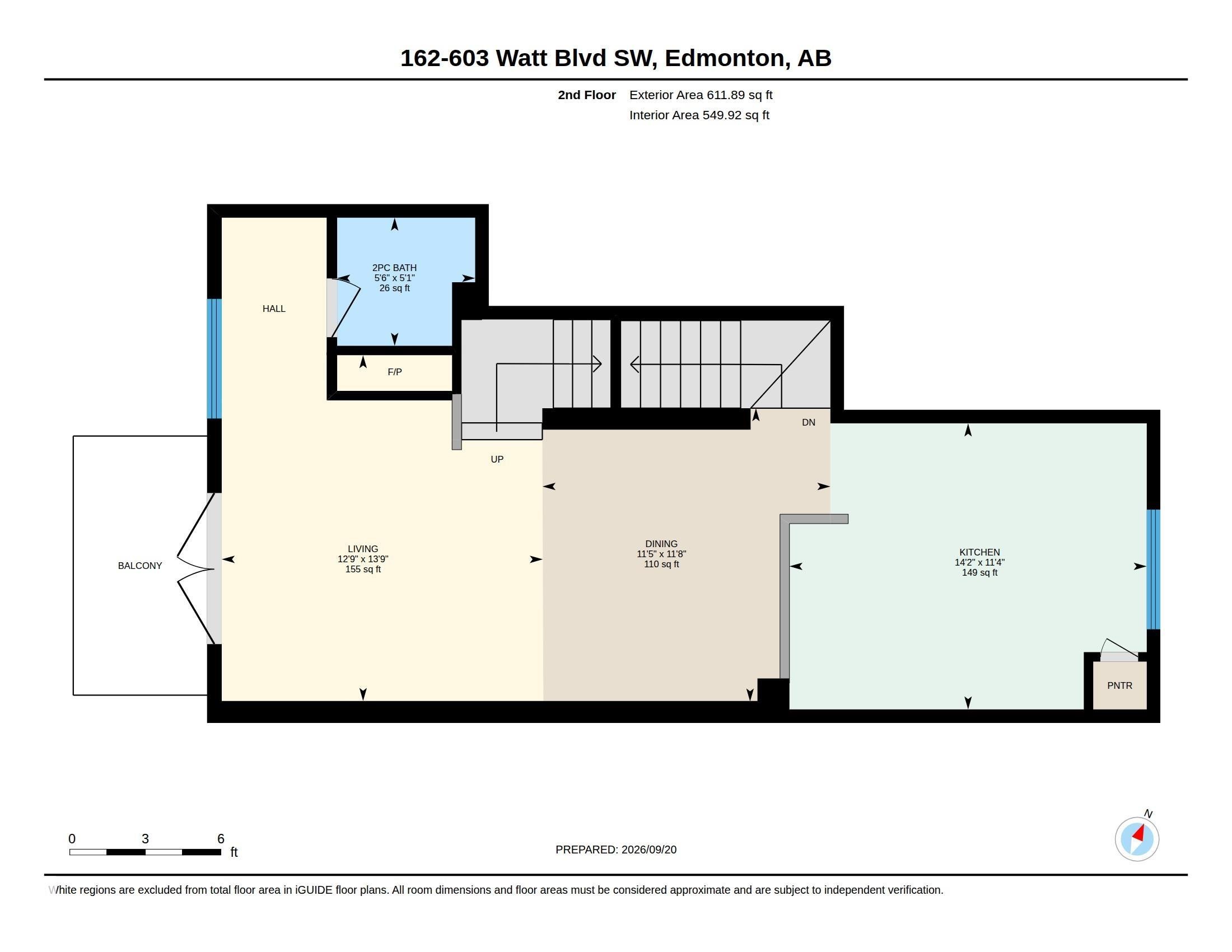 Floor plan - #162 603 Watt Bv Sw, Edmonton, AB