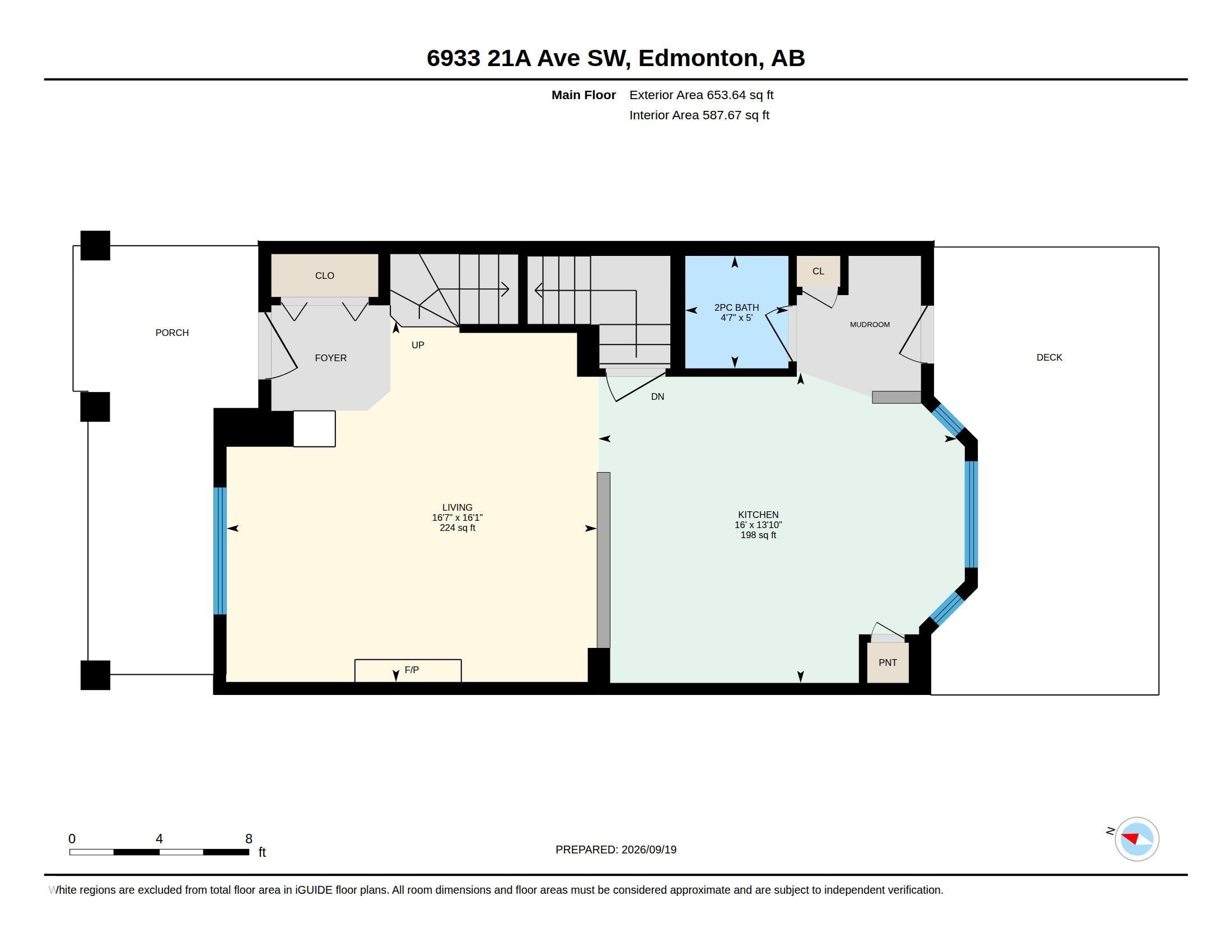 Floor plan - 6933 21A Avenue Sw, Edmonton, AB