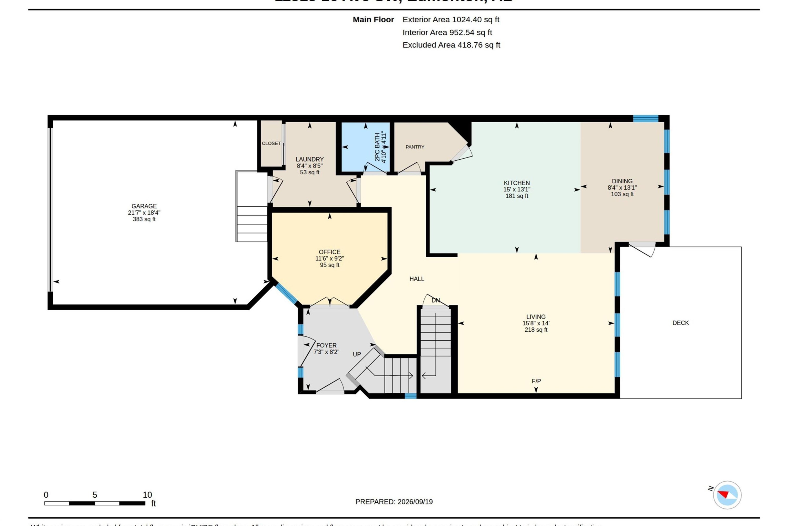 Floor plan - 11515 16 Avenue Sw, Edmonton, AB