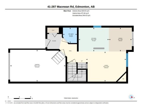 Floor plan - #41 287 Macewan Rd Sw, Edmonton, AB 