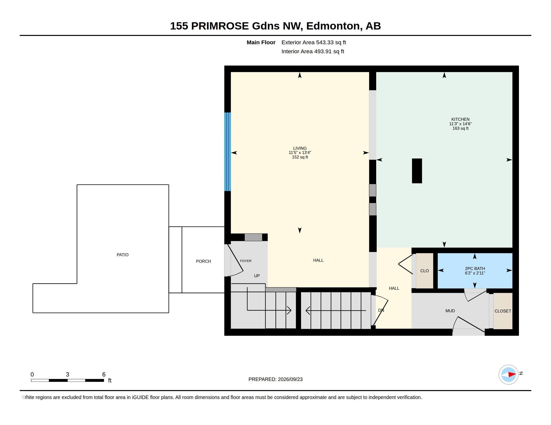 Floor plan - 155 Primrose Gardens Gardens Nw, Edmonton, AB