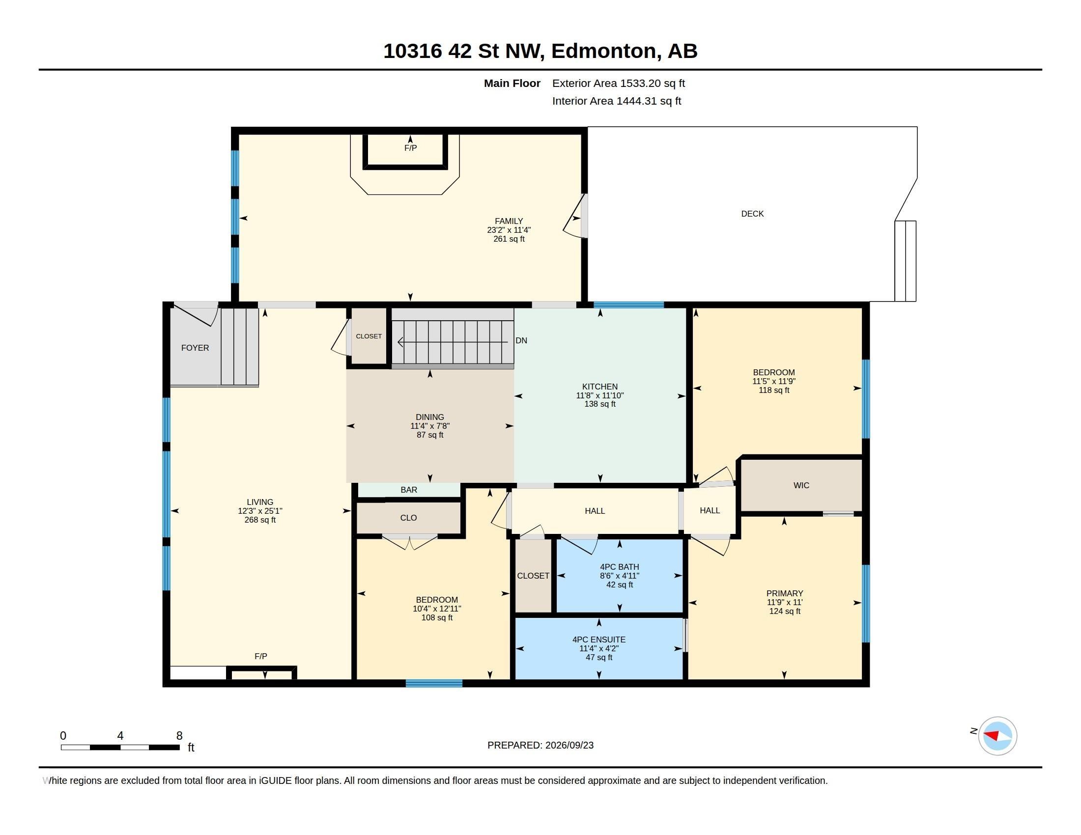 Floor plan - 10316 42 Street Nw, Edmonton, AB