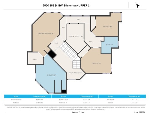 Floor plan - 5830 181 Street Nw, Edmonton, AB 