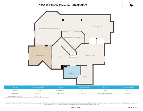 Floor plan - 5830 181 Street Nw, Edmonton, AB 