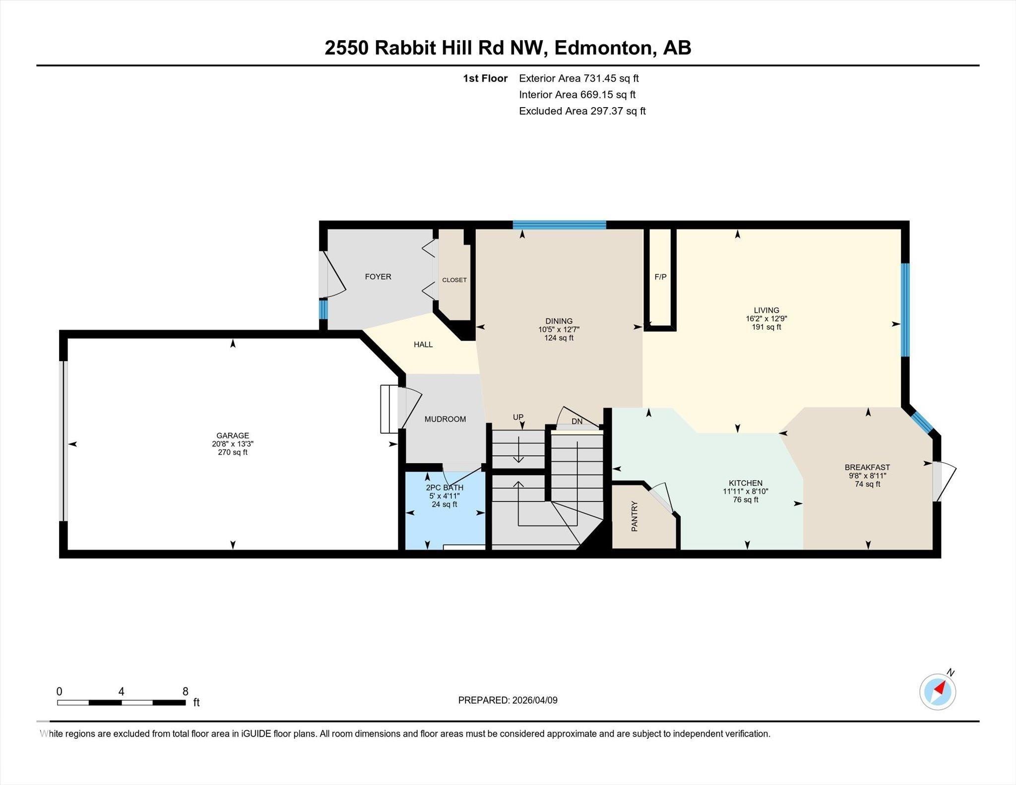 Floor plan - 2550 Rabbit Hill Road Nw, Edmonton, AB