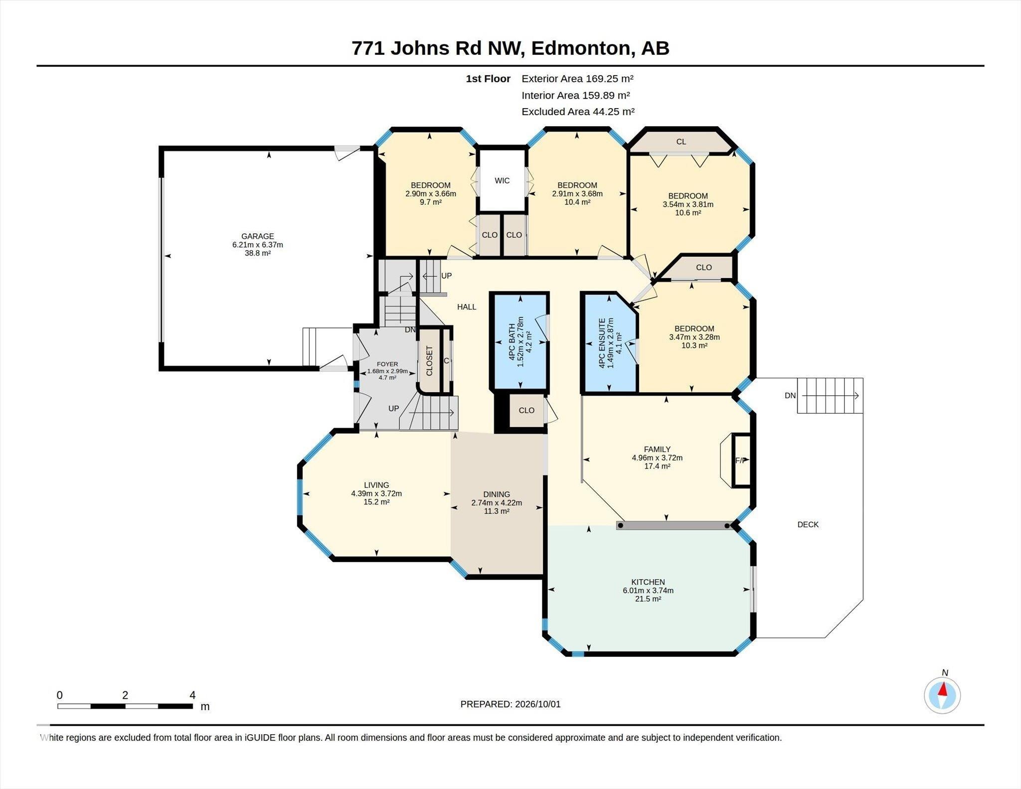 Floor plan - 771 Johns Road Nw, Edmonton, AB