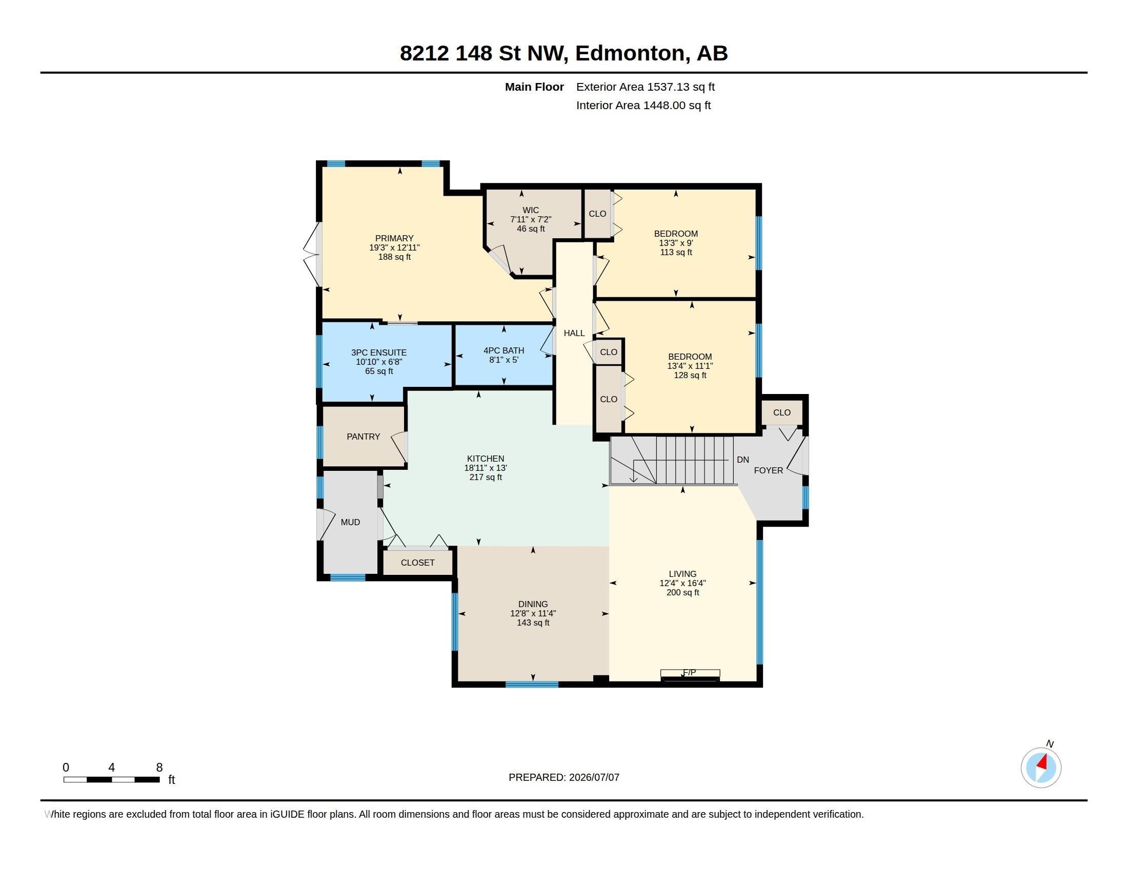 Floor plan - 8212 148 Street Nw, Edmonton, AB