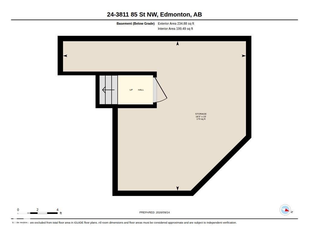 Floor plan - #24 3811 85 St Nw, Edmonton, AB