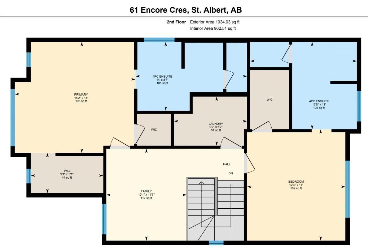 Floor plan - 61 Encore Crescent, St. Albert, AB