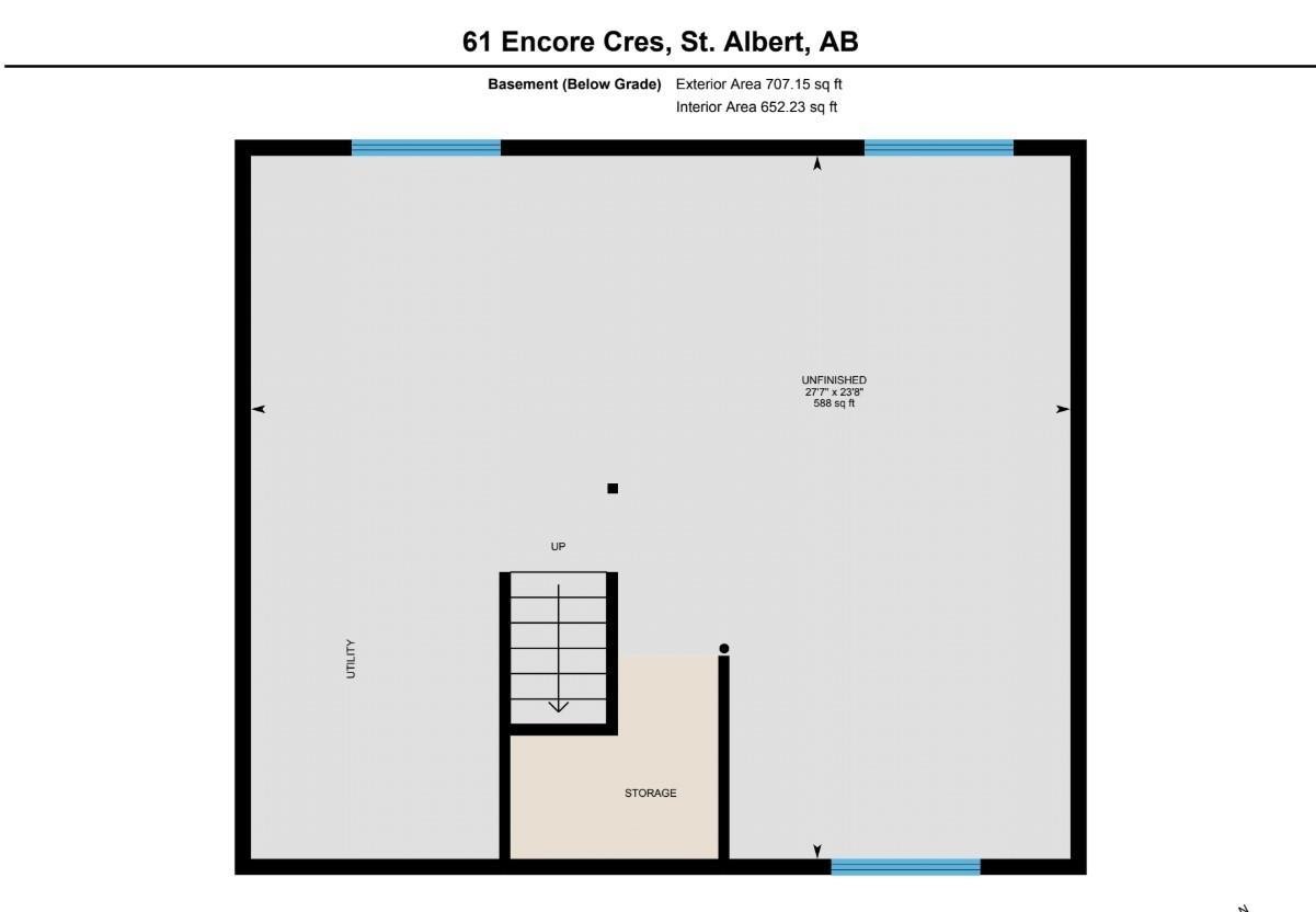 Floor plan - 61 Encore Crescent, St. Albert, AB